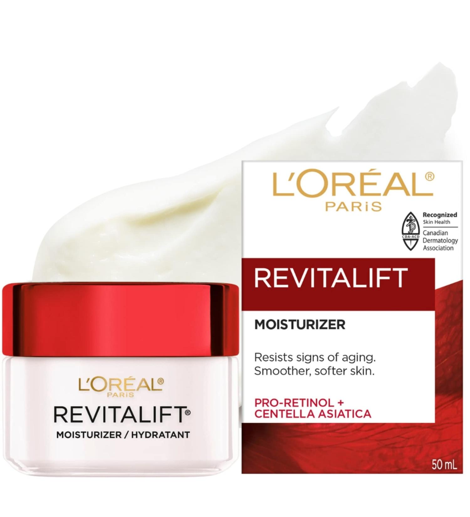 L Or al Paris Revitalift Anti-Wrinkle + Firming Anti-Aging Cream Day Moisturizer with Pro-Retinol & Centella Asiatica 50 Ml Day Cream - 50ml - Buy Online on GoSupps.com