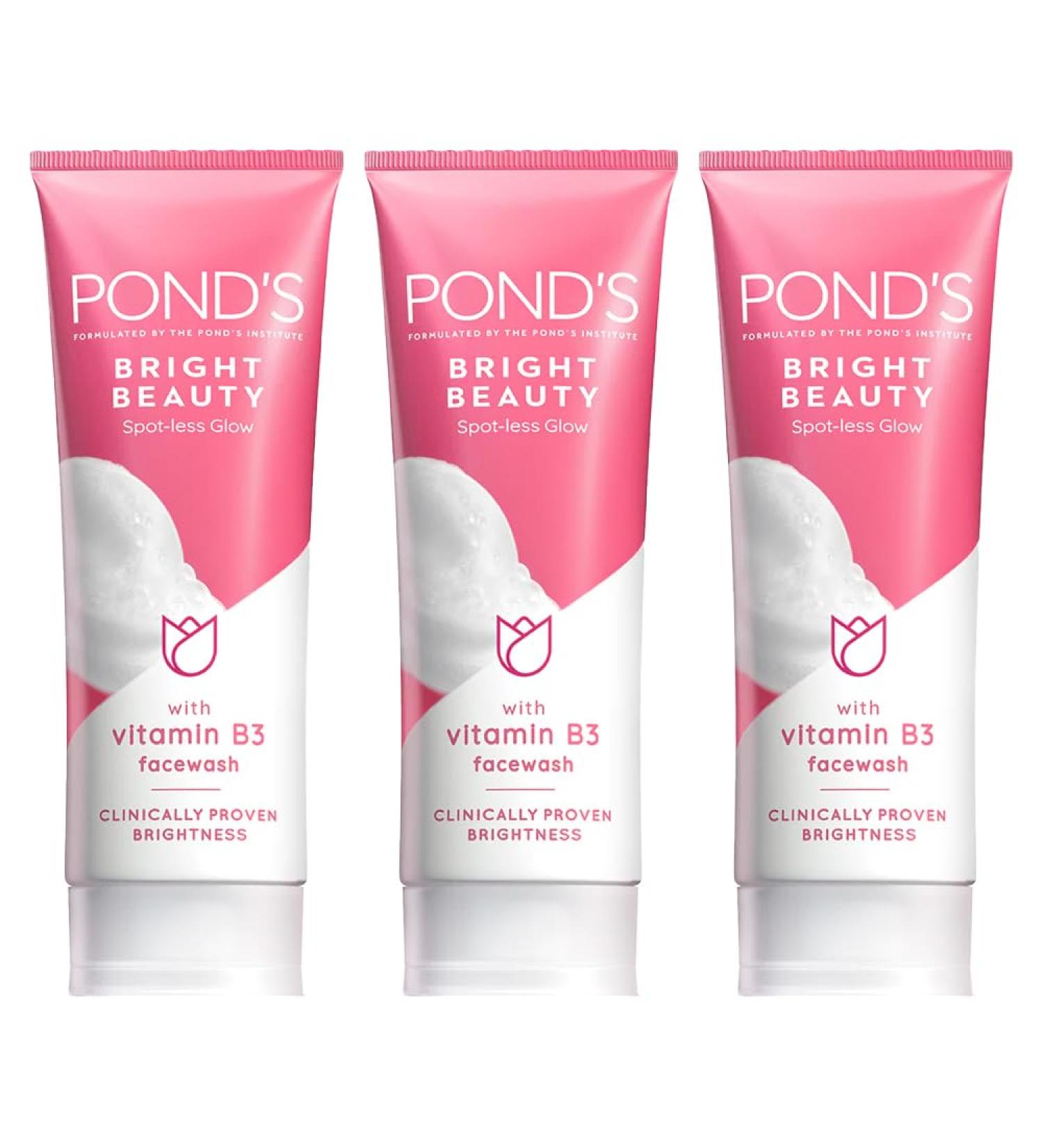 POND's White Beauty Acne Brightening Foam Facial Cleanser 50g Pack of 3 - Buy Online on GoSupps.com