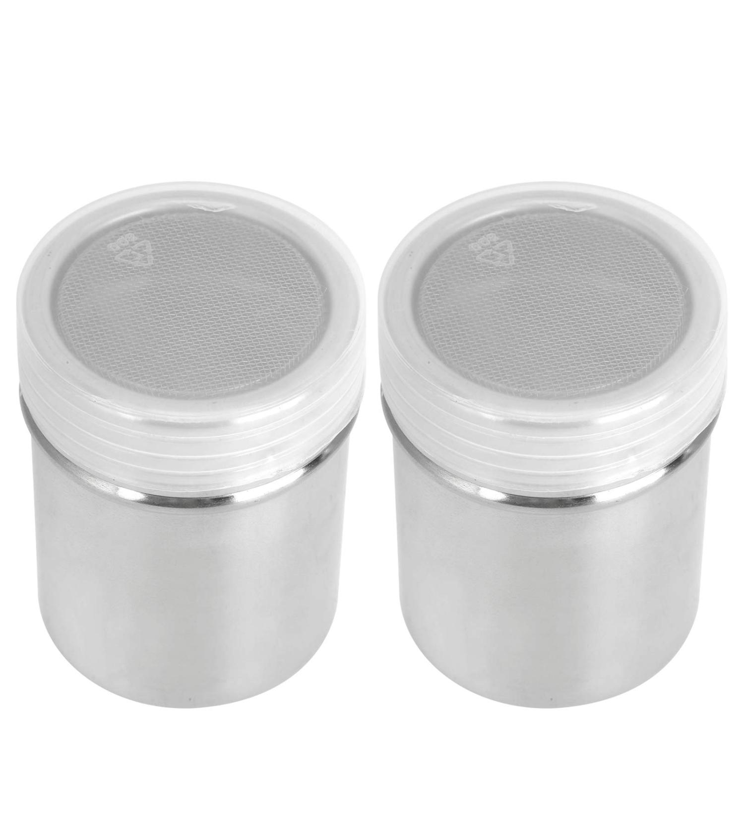 Drague poudre Shaker poudre Tamis poudre Shaker d'assaisonnement en acier inoxydable de qualit sup rieure pour la cuisine Cuisine Utilisation au bureau domicile Acier - Buy Online on GoSupps.com