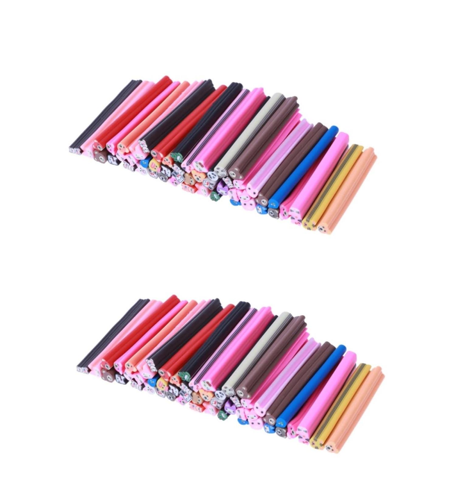 Housoutil 100 Pcs Spray Talcum Scatchbook Scalp Massager Comb Horn Scrapbooks Material Cane Diy Nail Art Fingertip Nail Rings Self Made Nail Art Stickers Decorate 3d Manicure mediumx2pcs As Shownx2pcs - Buy Online on GoSupps.com