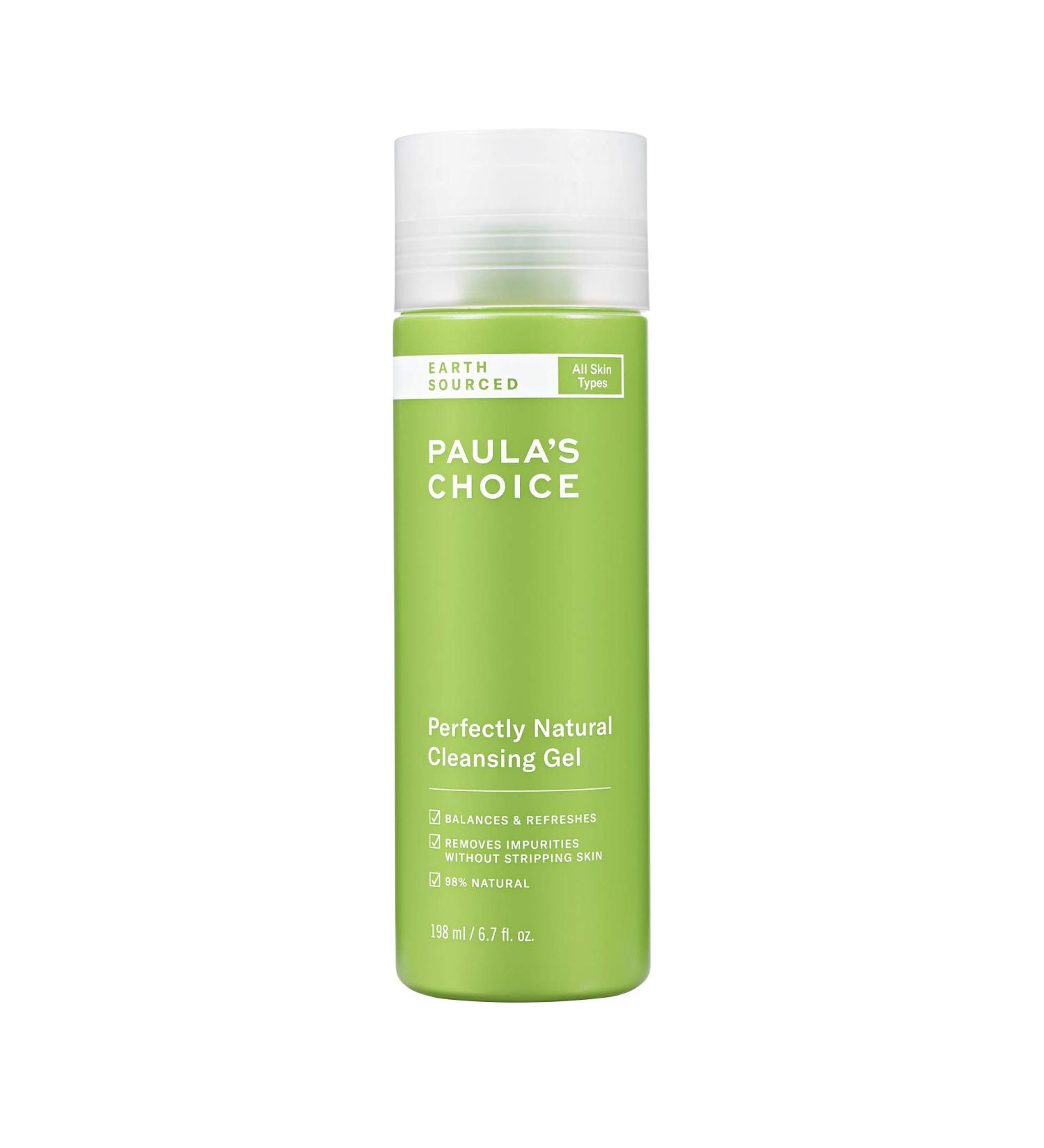 Paula's Choice Earth Sourced Natural Gel Cleanser with Aloe | Fragrance-Free | 6.7 oz - Buy Online on GoSupps.com