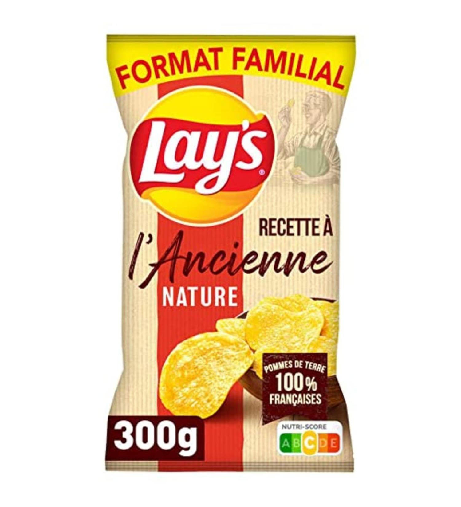 Lay's Old Fashioned Chips, Family Size - 300g Bag