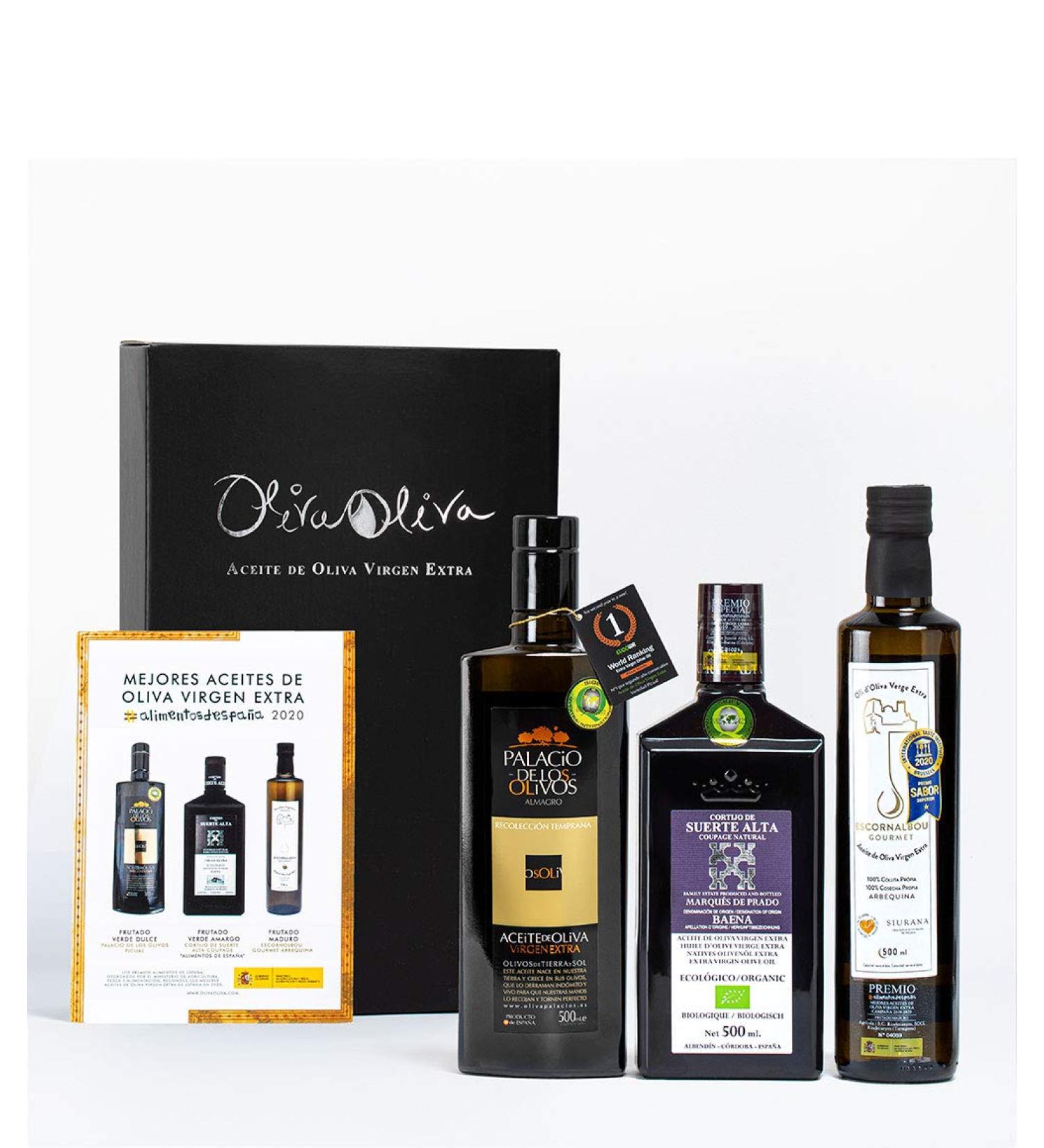 3 Best Extra Virgin Olive Oils in Spain 2020 - Palacio de los Olivos | Cortijo de Suerte Alta | Escornolbou Gourmet