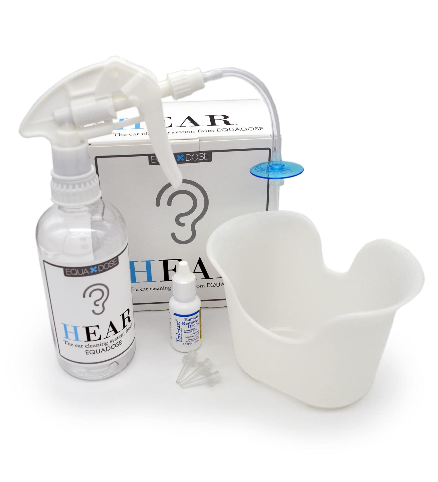 Equadose Hear Earwax Removal Kit - Gentle Ear Cleaning and Irrigation - Buy Online on GoSupps.com