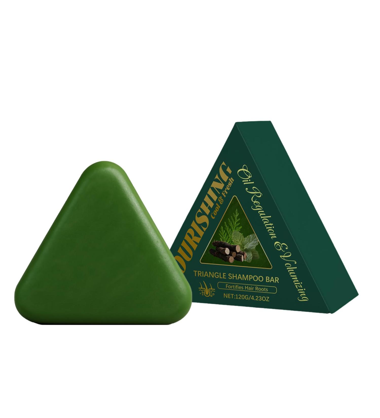 Qisjun LTD Nature Triangle Shampoo Bar Shampoo Bar for hair care and travel - Buy Online on GoSupps.com