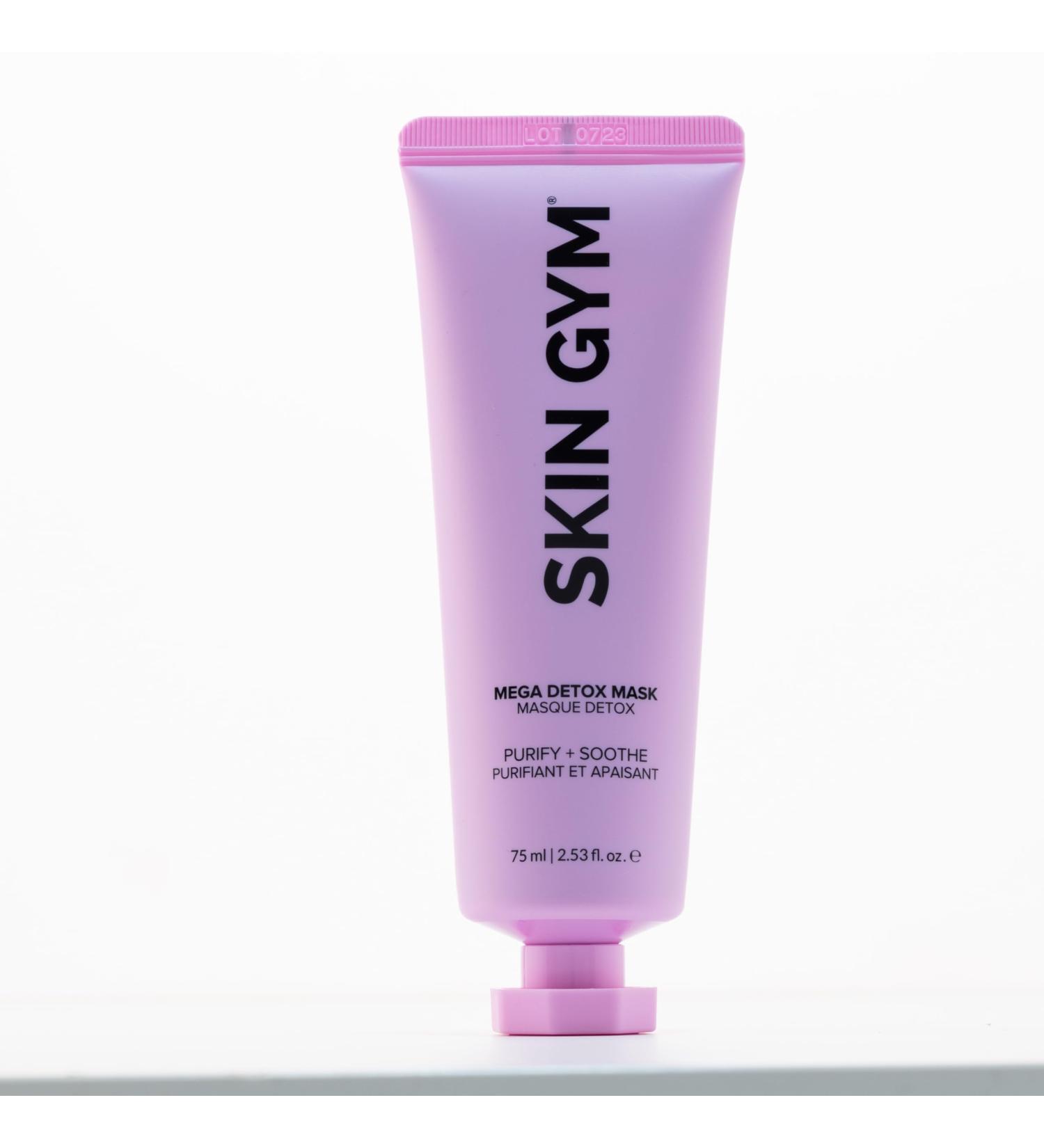 SKIN GYM Mega Detox Face Mask - Purifying Lactic Acid & Clay Treatment for All Skin Types - 2.53 Fl Oz - Buy Online on GoSupps.com
