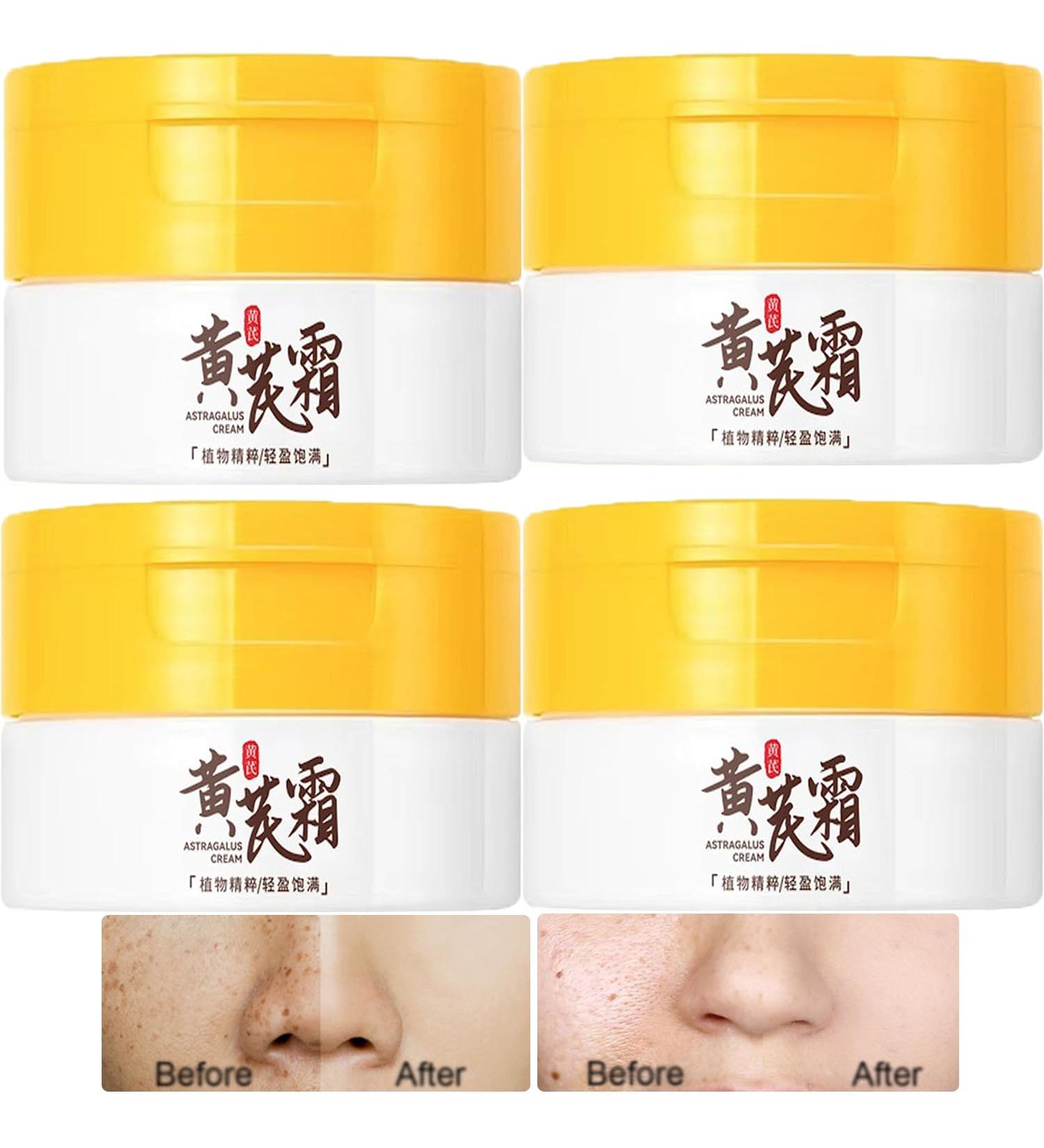  JASUBAI Set of 4 emollient creams for astragalus - 70 g - Moisturizing cream - Anti-aging to reduce and repair the face eyes neck and fine lines - Buy Online on GoSupps.com