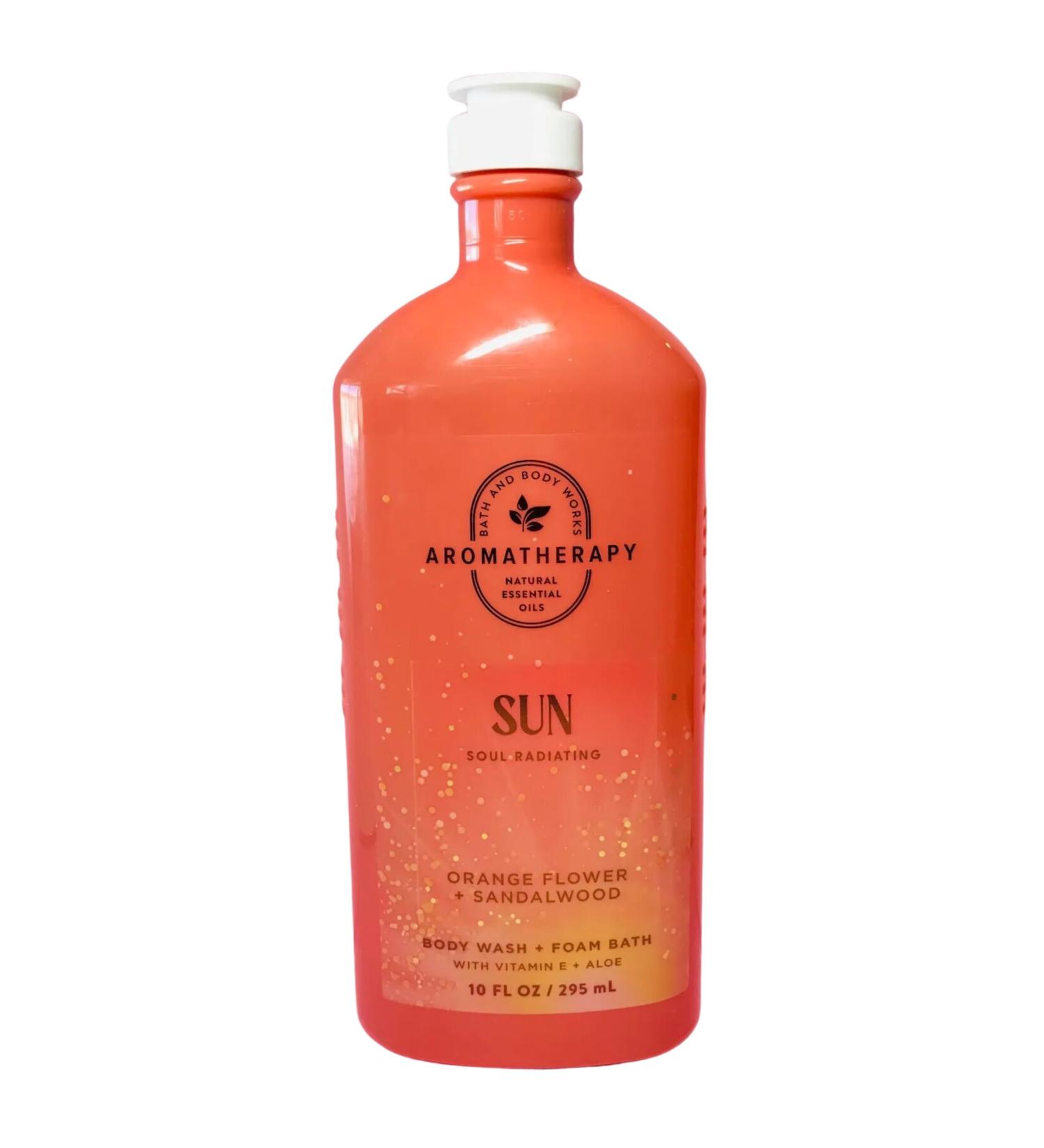Bath & Body Works Aromatherapy Shower Gel 10oz Each (Orange Flower Sandalwood)