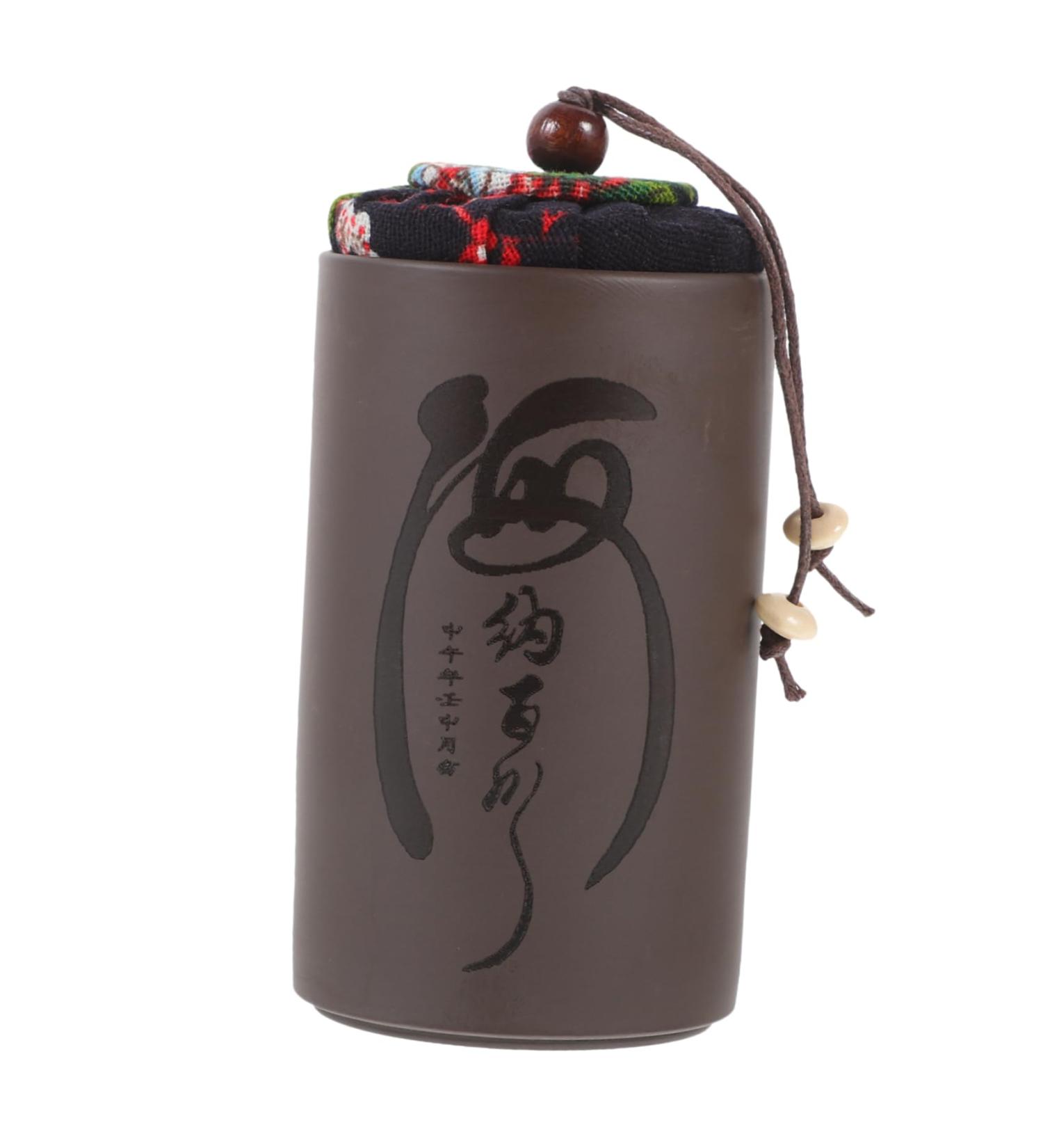 Mikinona 1pc Office Tea Containers with Lids Retro Tea Canister Tea Storage Sealed Jar Food Vintage - Buy Online on GoSupps.com