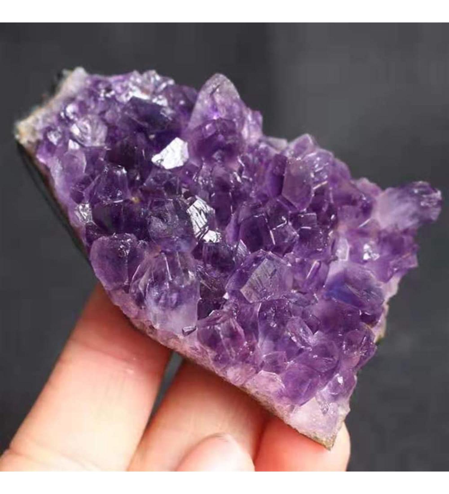 Natural Magic 1Pcs Natural Uruguay Amethyst Cluster Home Decoration Purple Crystal Stone Specimens Cluster Decor ZJGIDTEM (Size : 60-70g) - Buy Online on GoSupps.com