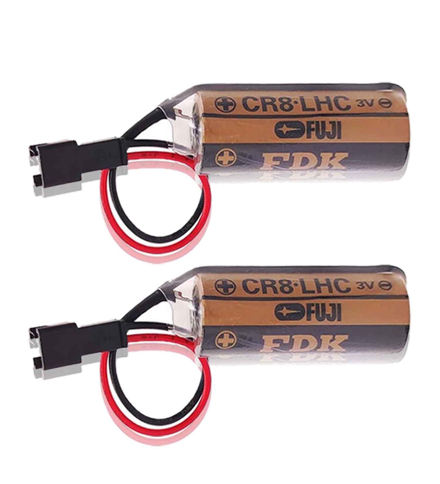 2 Pcs CR8 LHC 17450 3V 2600mAh Non-Rechargeable Battery for Fuji FDK - Memory Backup Power Source Meter Battery - International Shipping Available - Buy Online on GoSupps.com