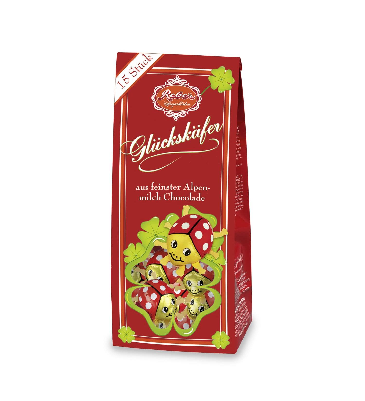 Buy Reber Ladybug Bag - 15 Chocolate Ladybugs | Premium Alpine Milk Chocolate Perfect Gift & Treat - Buy Online on GoSupps.com