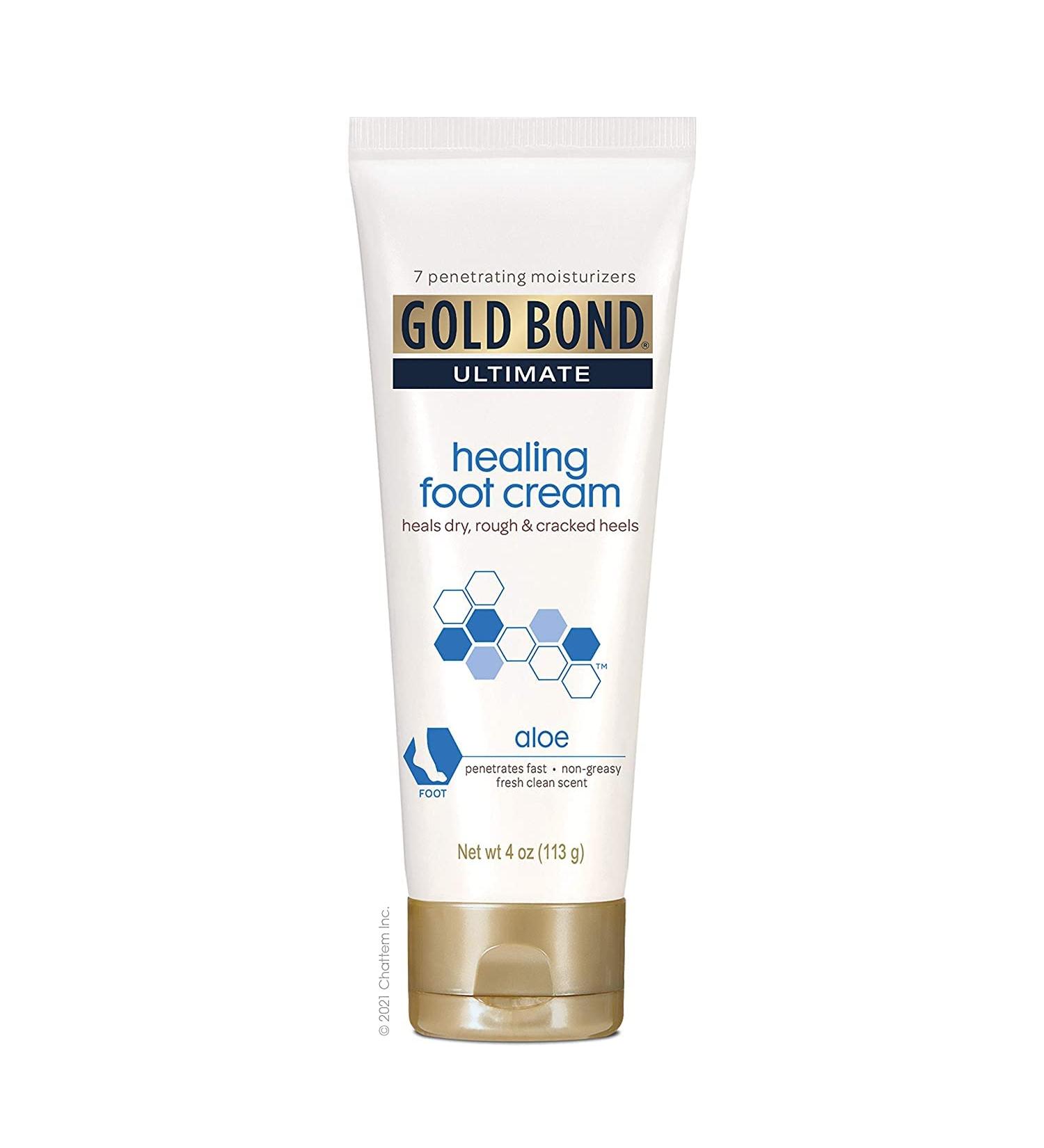 Gold Bond Ultimate Healing Foot Cream 4 oz - Pack of 2 | Moisturizing & Repairing Formula - Buy Online on GoSupps.com