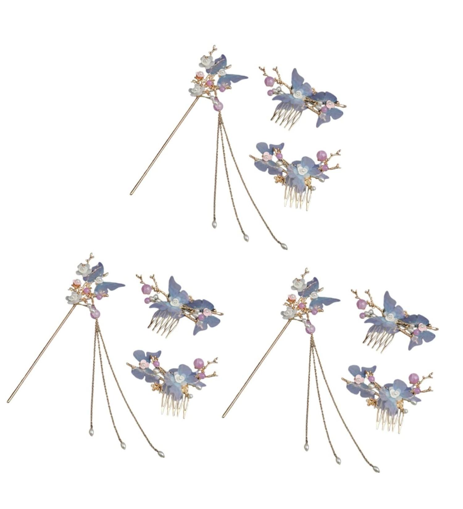 Housoutil 3 Sets Hair Comb Womens Hair Sticks Hair Accessories for Girls Antique Hair Sticks for Buns Vintage Hair Sticks Retro Hair Crystals and Gemstones Hanfu Tassel Alloy Walk Women's - Buy Online on GoSupps.com