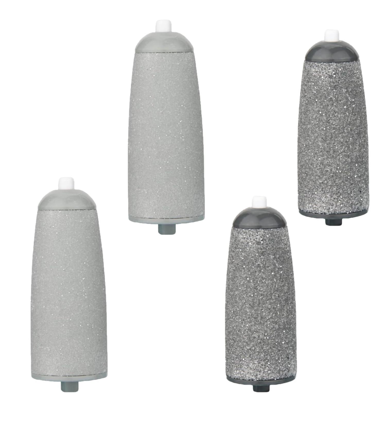 4 Foot Teplacement Rollers for Effective Foot Care Exfoliating and Removing Dead Skin and Calluses 2 Rough Level Coarse Sand and Fine Sand (Black Gray) - Buy Online on GoSupps.com