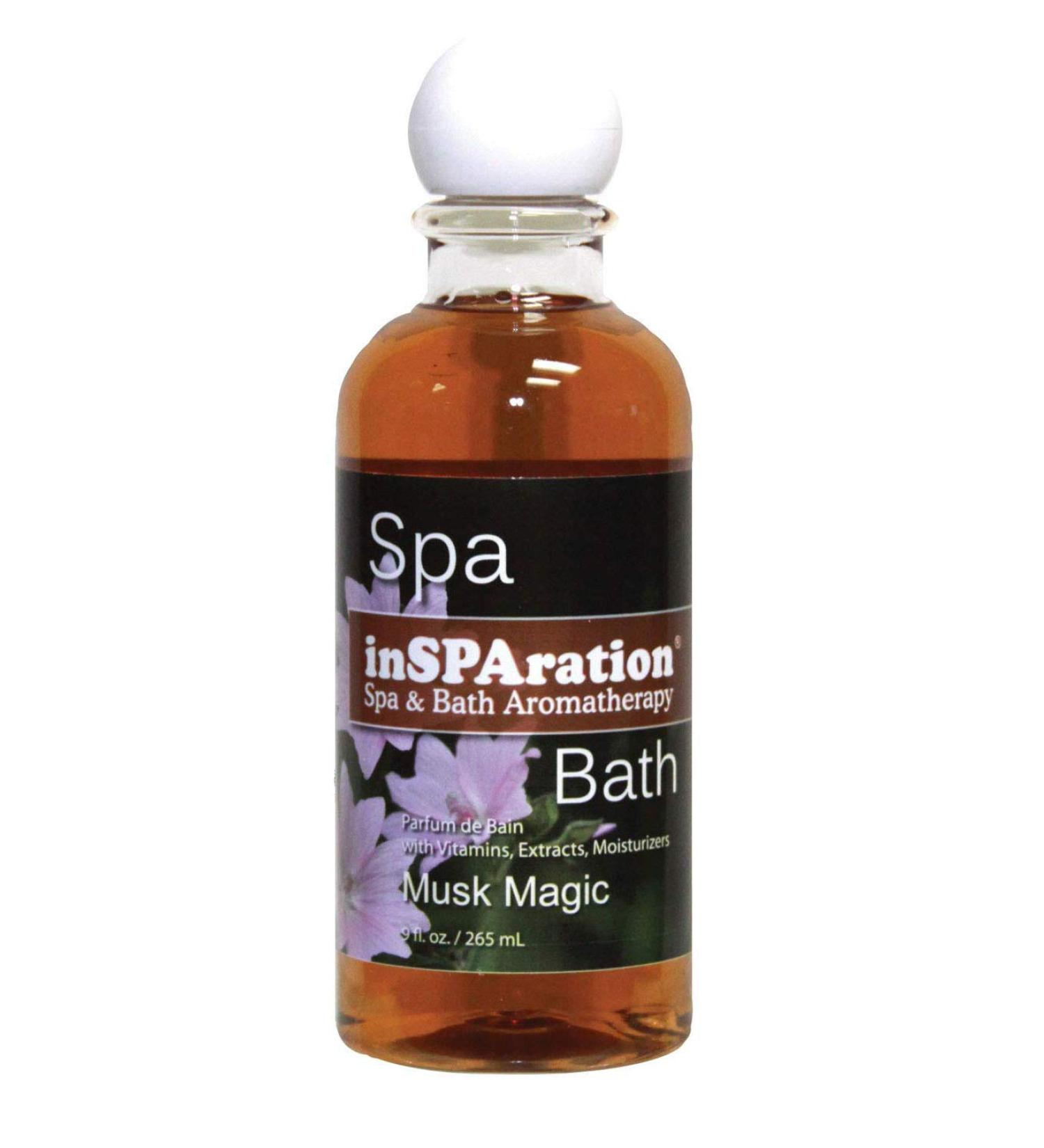 inSPAration Spa and Bath Aromatherapy 120X Liquid - 9oz Musk Magic Brown - Buy Online on GoSupps.com