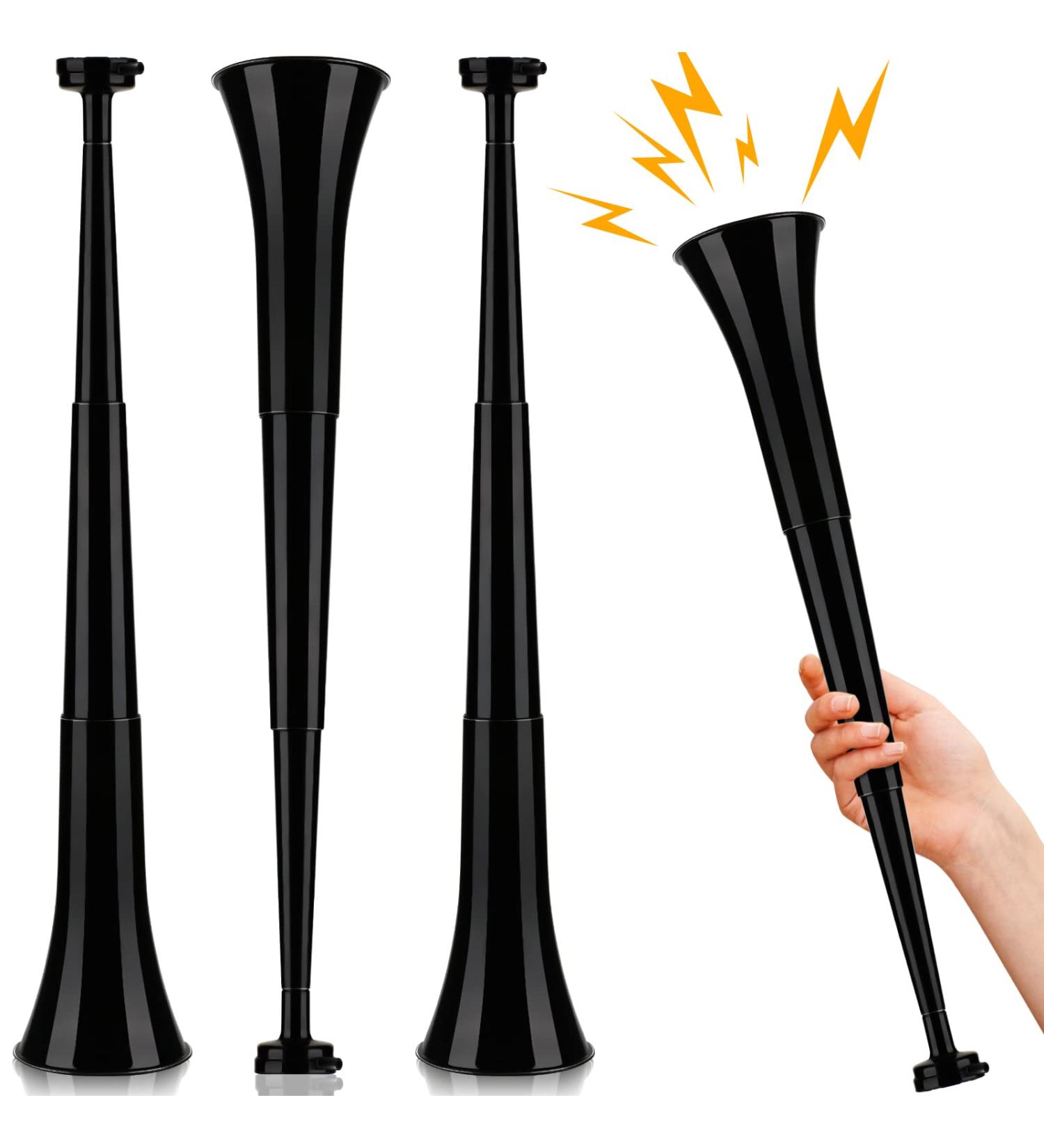 4 Pcs Vuvuzelas Soccer Horn Collapsible Stadium Horn Hockey Horn Toy Blow Horn Stadium Horn Noise Maker Loud Sound Handheld Horn Sports Horn Noisemaker for Sports Events Parties Accessories - Buy Online on GoSupps.com