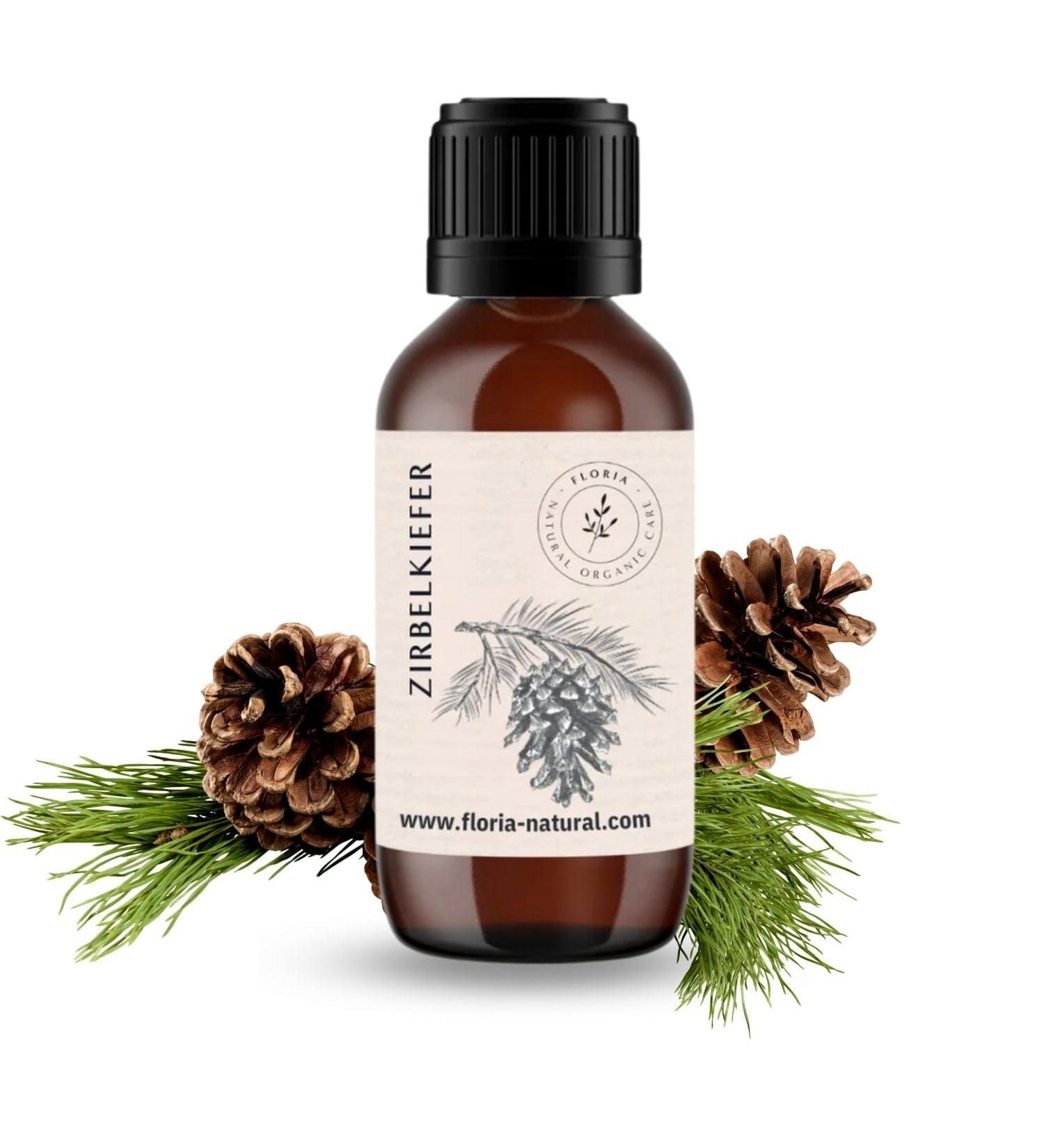 Organic Swiss Pine Oil 30ml | 100% Pure Essential Oil | Natural Stone Pine Oil for Diffusers | Floria Natural - Buy Online on GoSupps.com