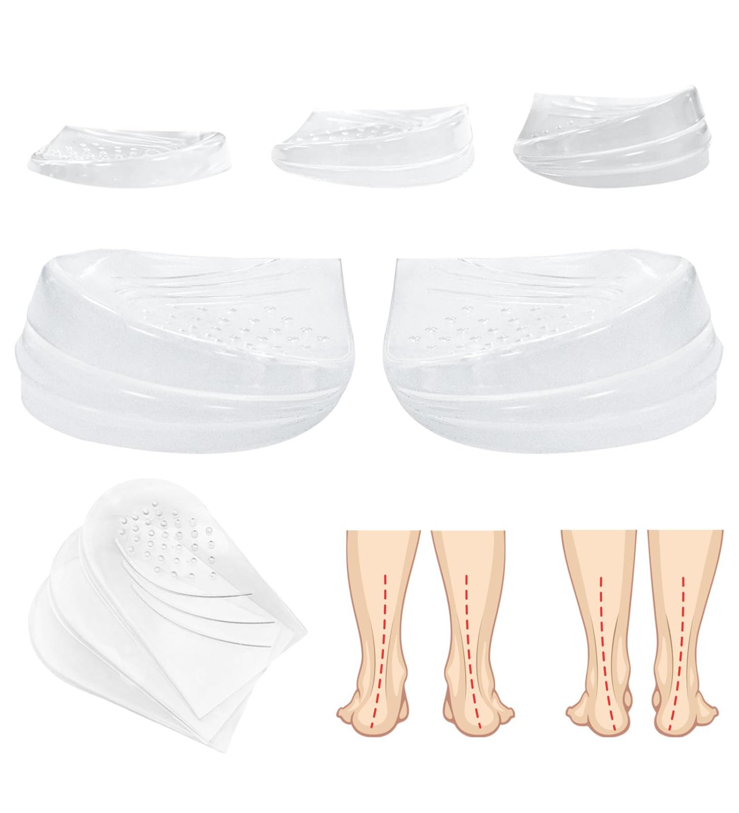 Supination & Pronation Correction Insoles - 3 Layer Adjustable Heel Wedge Inserts for Bow Legs & Knee Pain - Orthotic Foot Alignment - Women 8-12/Men 7.5-13 - Buy Online on GoSupps.com