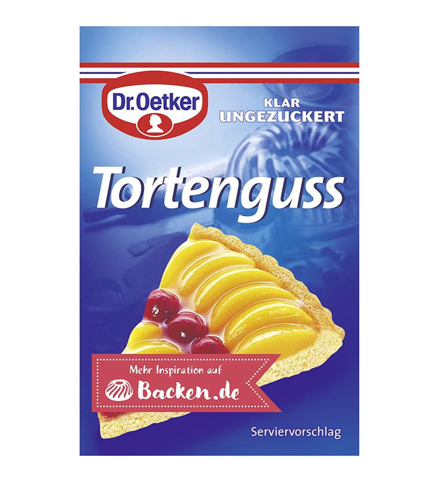 Dr Oetker Tortenguss Cake Glaze Clear 3X 12G - Buy Online on GoSupps.com