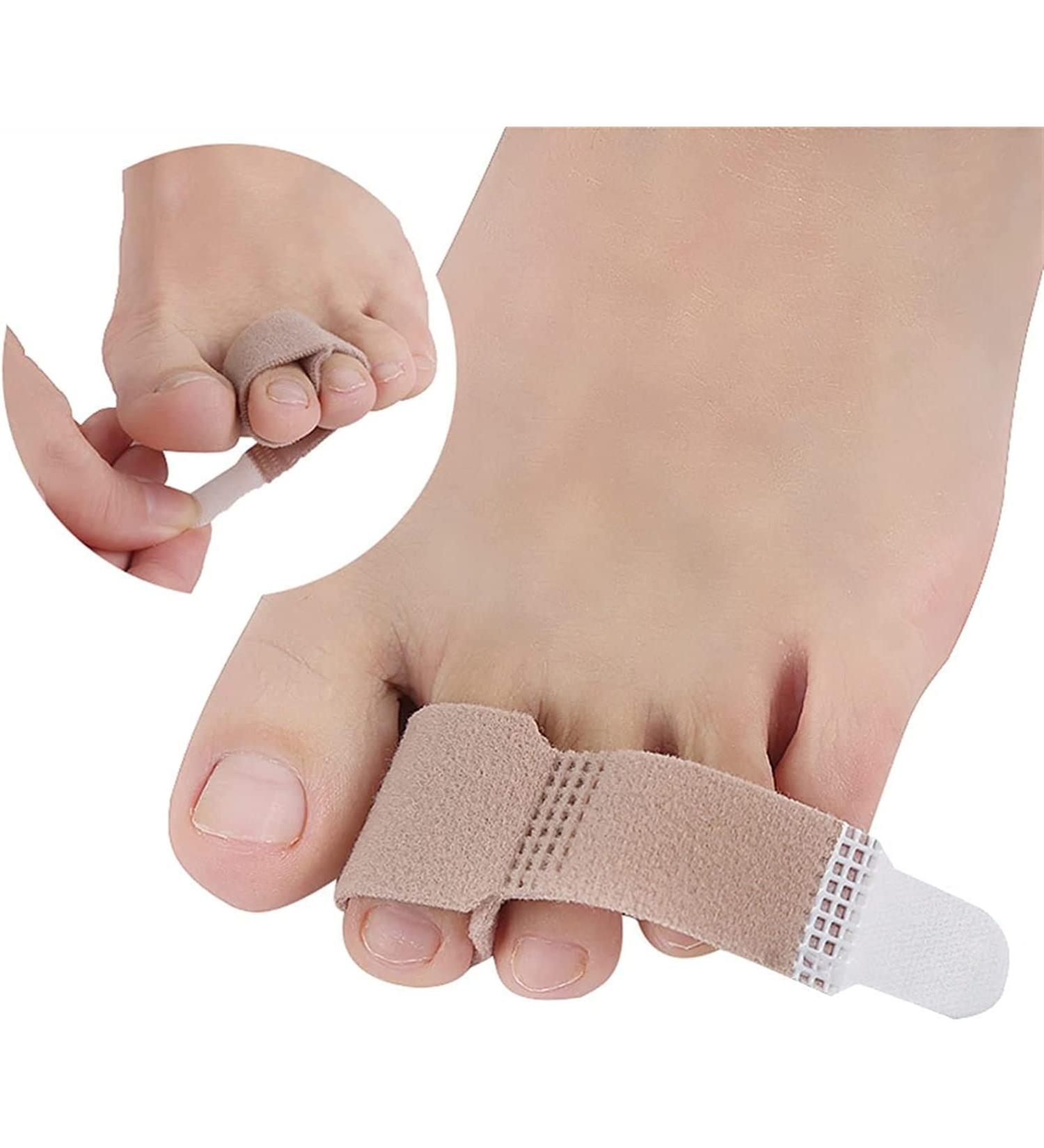 TEAAZA Toe spacers Toe Separator 2PC Fabric Toe Finger Straightener Hammer Toe Hallux Valgus Corrector Bandage Toe Separator Splint Wrap Foot Stretcher Day Night Support (B) (Color : B) - Buy Online on GoSupps.com