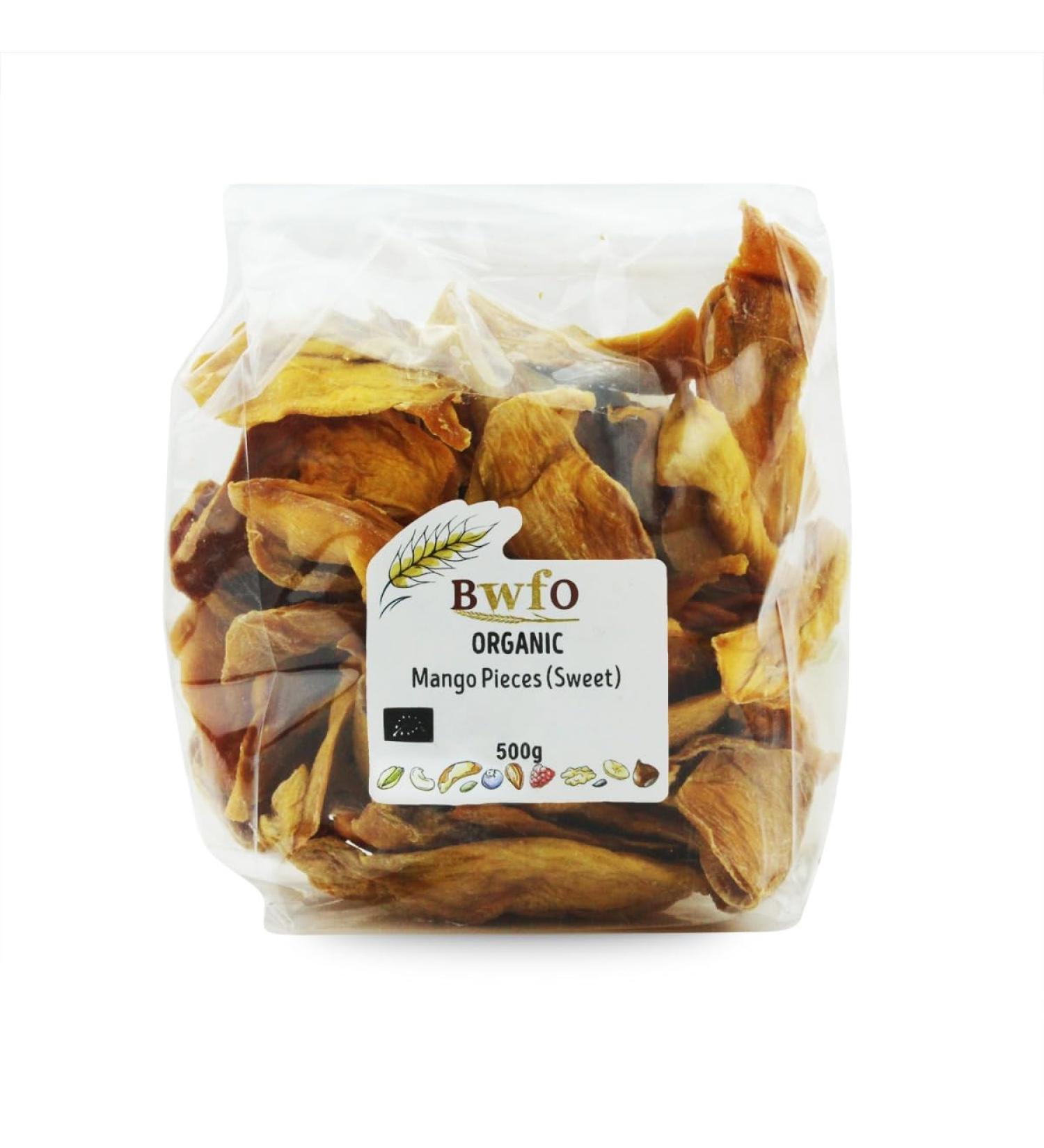 Organic Mango Pieces (Sweet) 500g (BWFO)