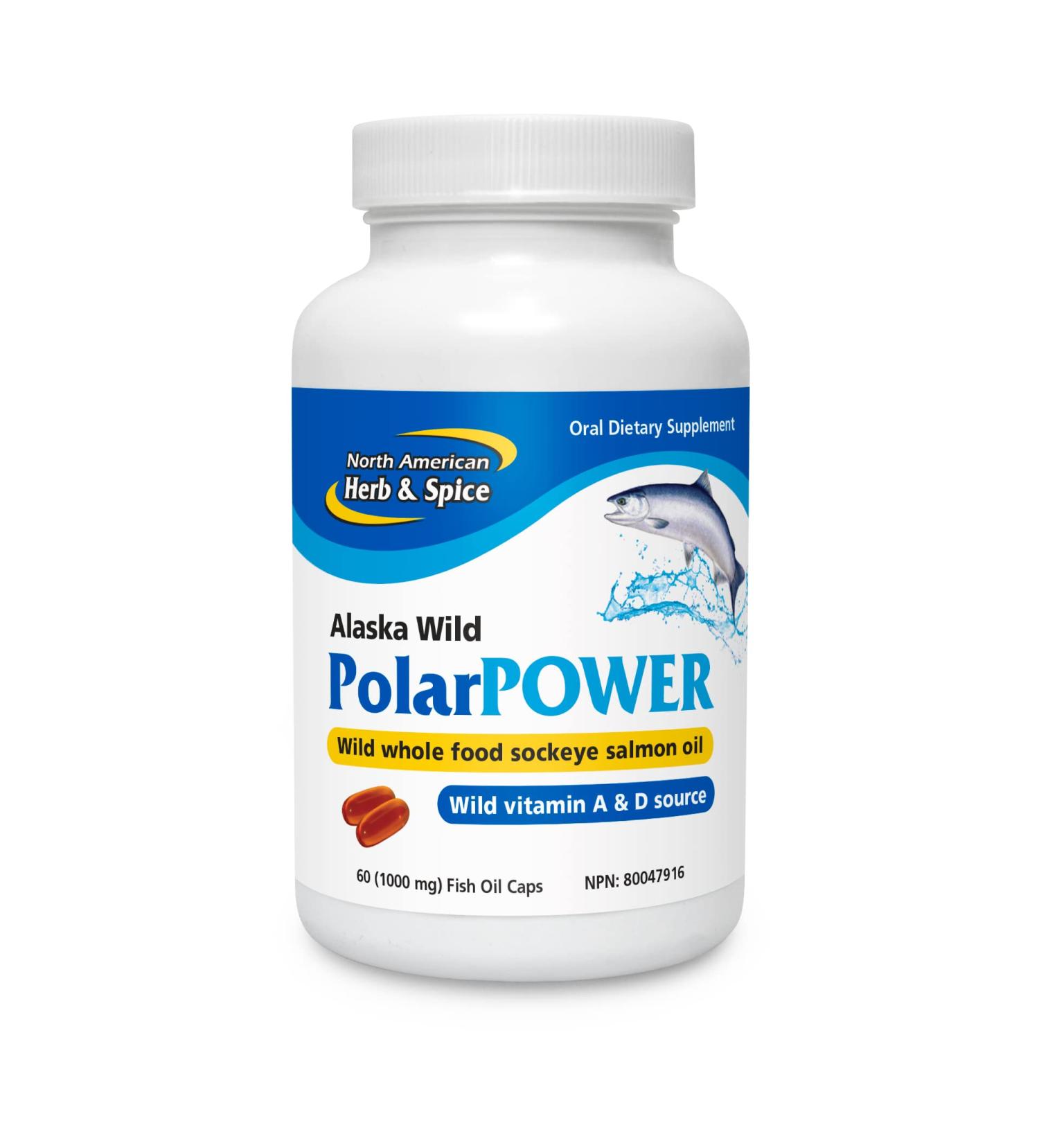 North American Herb and Spice Polar Power Gel-Capsules 60-Fish Oil Caps. - Buy Online on GoSupps.com