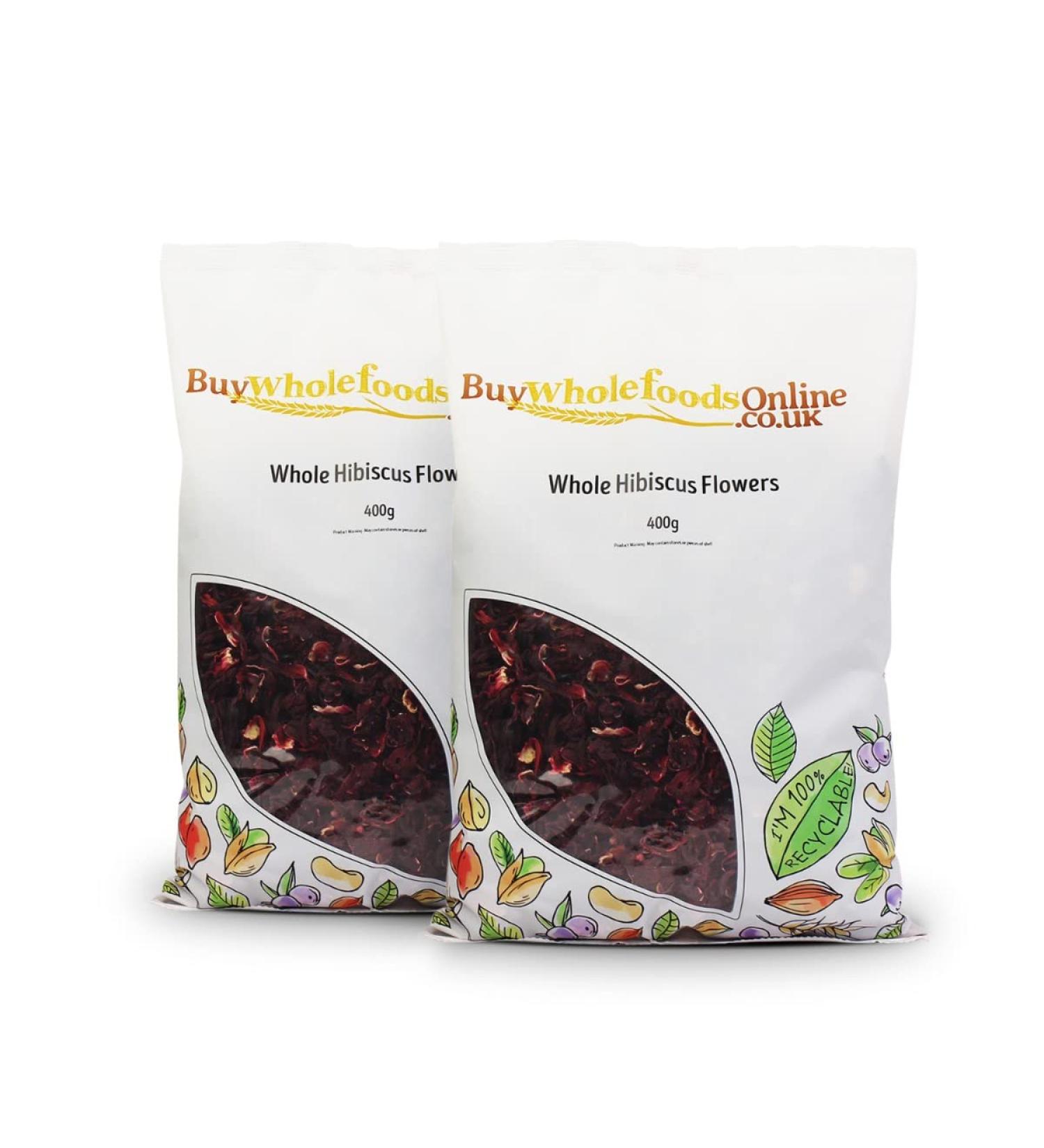 Hibiscus Flowers Whole Petals 800g (BWFO) - Buy Online on GoSupps.com