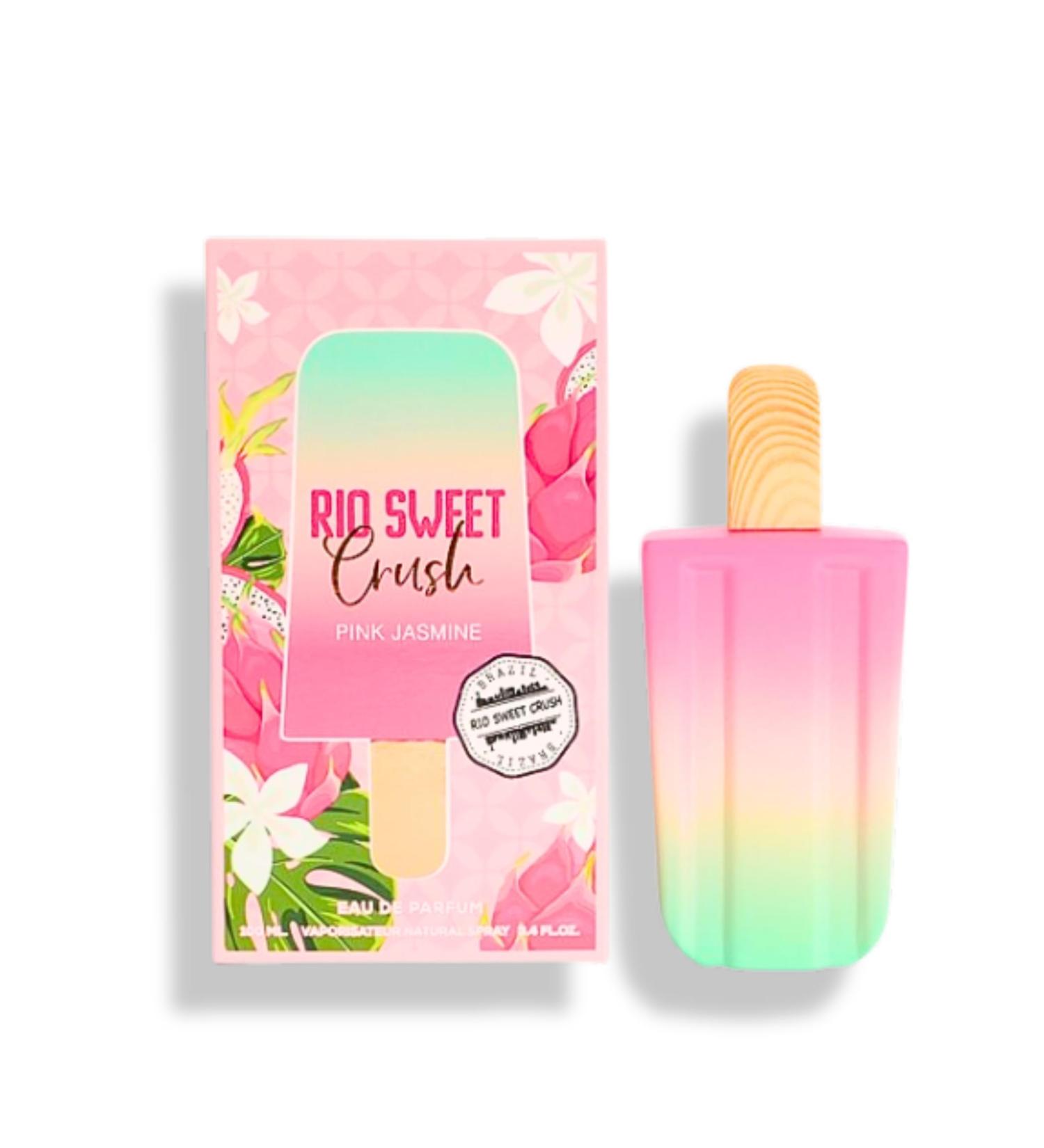 RIO SWEET CRUSH PINK JASMINE POUR FEMME BRAZIL EAU DE PARFUM 3.4 Fl. Oz. Floral Fruity fragrance for women. - Buy Online on GoSupps.com