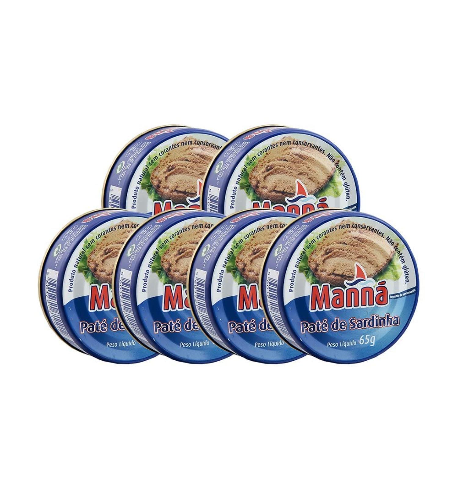 Mann Pat de Sardinha - Authentic Portuguese Sardine P t (Pack of 6 6 x 65g) - Buy Internationally Online - Buy Online on GoSupps.com