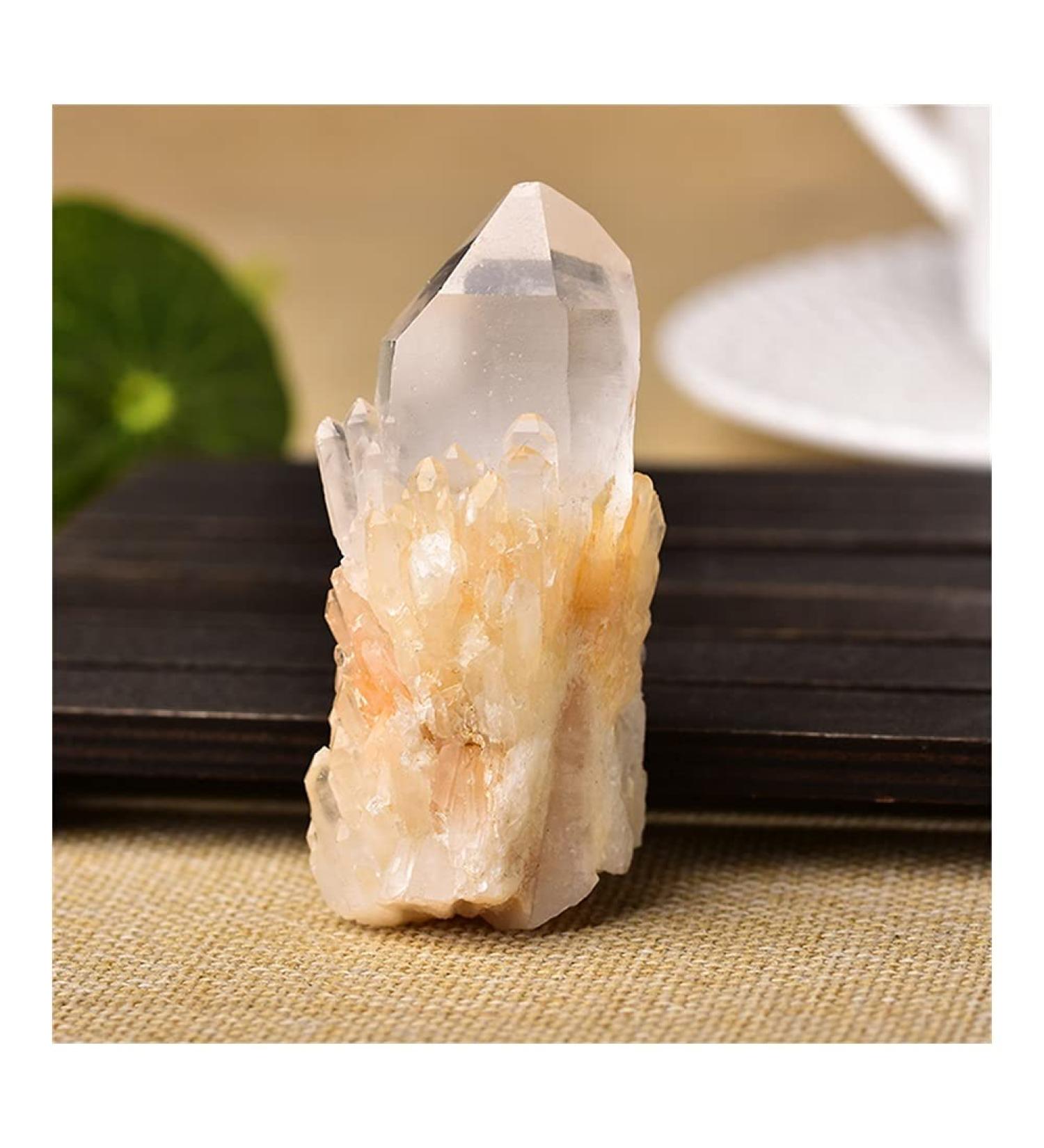 Balance Natural Raw Quartz White Clear Crystal Cluster Stones Crystal Point Specimen Home Decoration Raw Crystals Lucky Stone Crystal Cluster (Color : Twin Size : 1PC) 1PC Twin - Buy Online on GoSupps.com