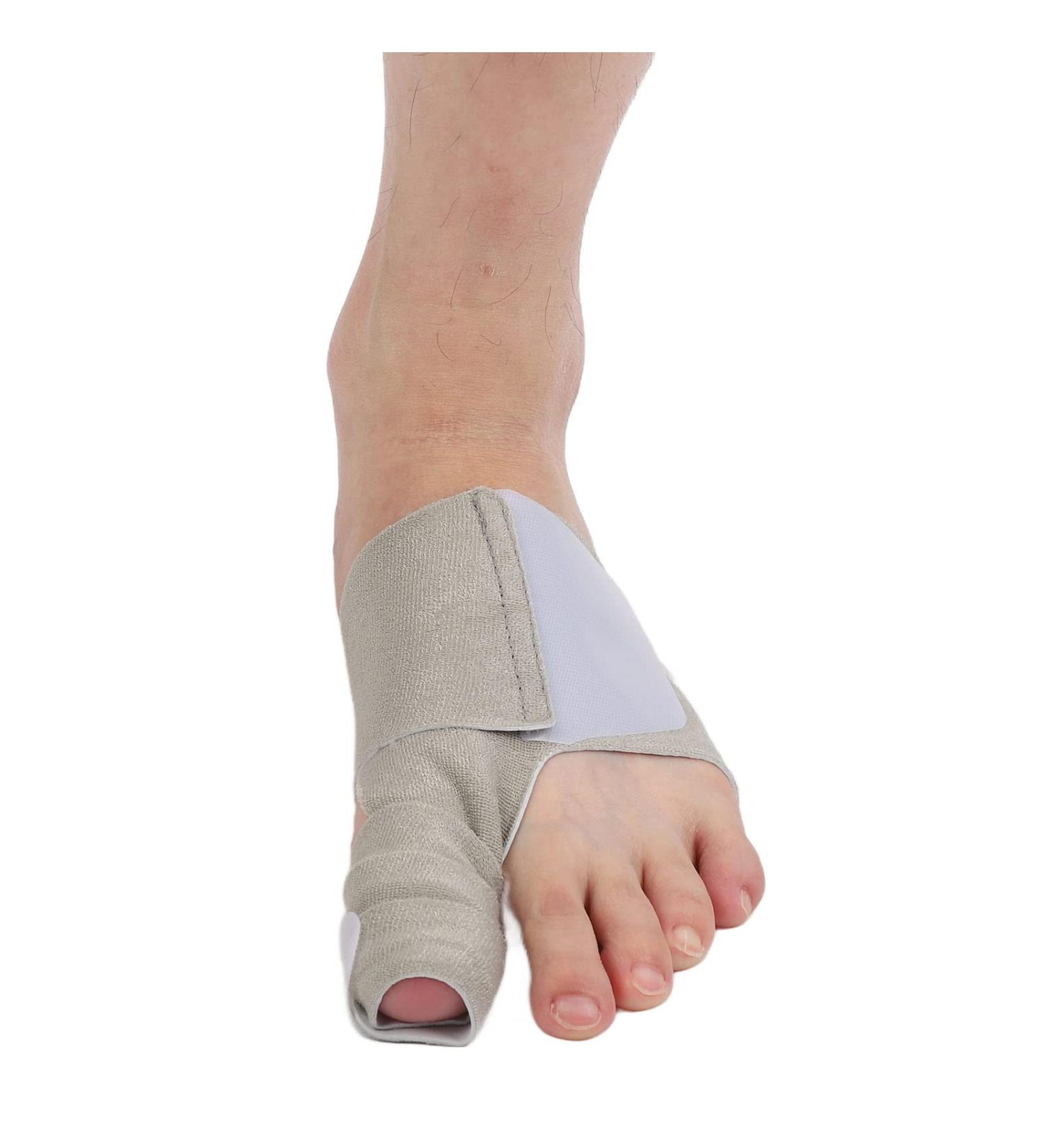 Bunion Toe Separator Hallux Valgus Pad with Adjustable Strap - Left Foot - Day/Night Wearable - Toe Straightener for Thumb Valgus - Buy Online on GoSupps.com