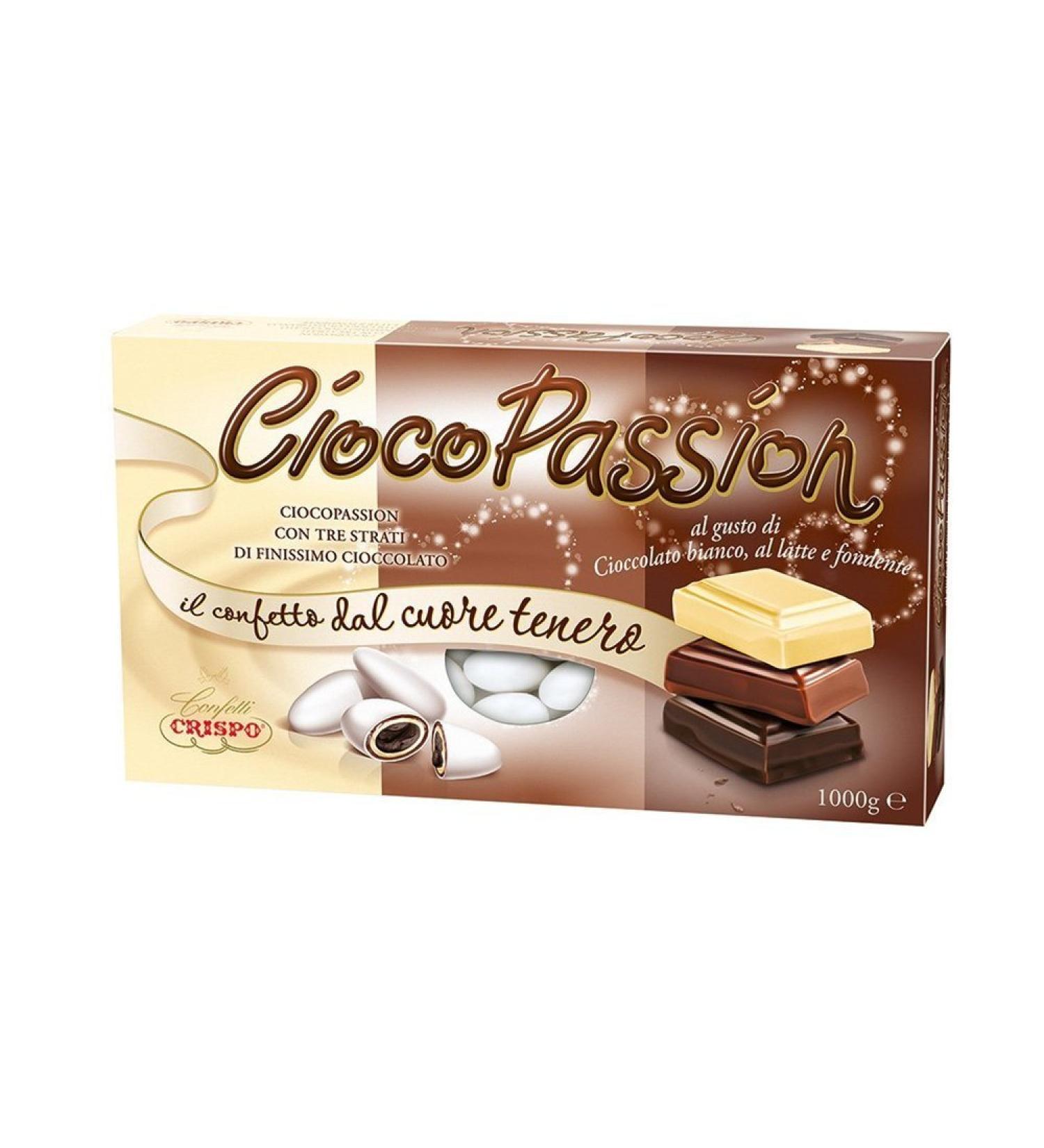 CRISPO Crispo Confetti Cioco Passion Three layers of chocolate white milk and dark chocolate flavors 1 kg