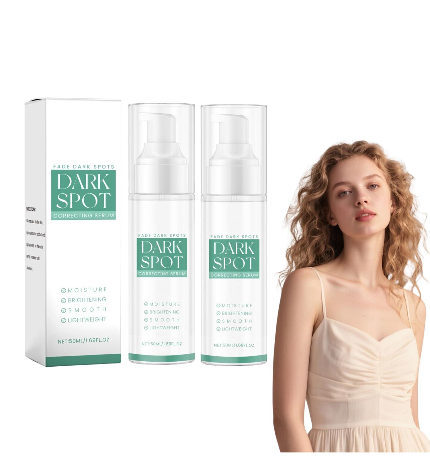 VKaoess Dark Spot Corrector for Face and Facial Serum with Niacinamide Dark Spot Correcting Glow Serum for Even Skin Tone Brightening Serum to Shine Skin Tone 2 Bottles - Buy Online on GoSupps.com