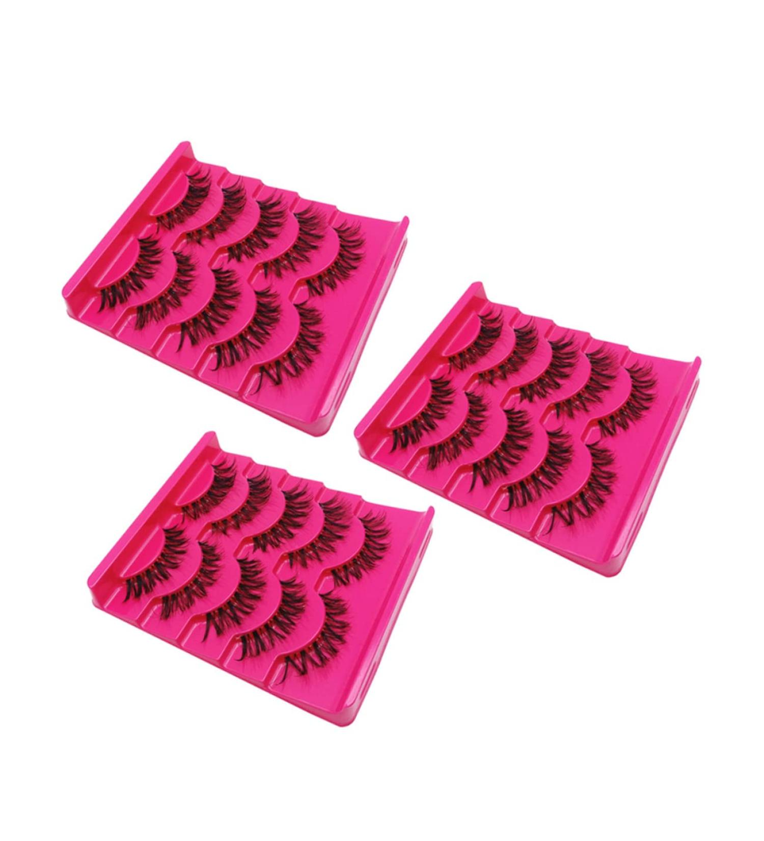 Healeved 15 Pairs Fake Eyelashes Thick Volume Eyelash Fake Natural Lash Reusable Lashes Fake Lash Makeup Eyelash Fluffy Eyelash False Lash Makeup Lash Dense Eyelash False Eyelashes - Buy Online on GoSupps.com
