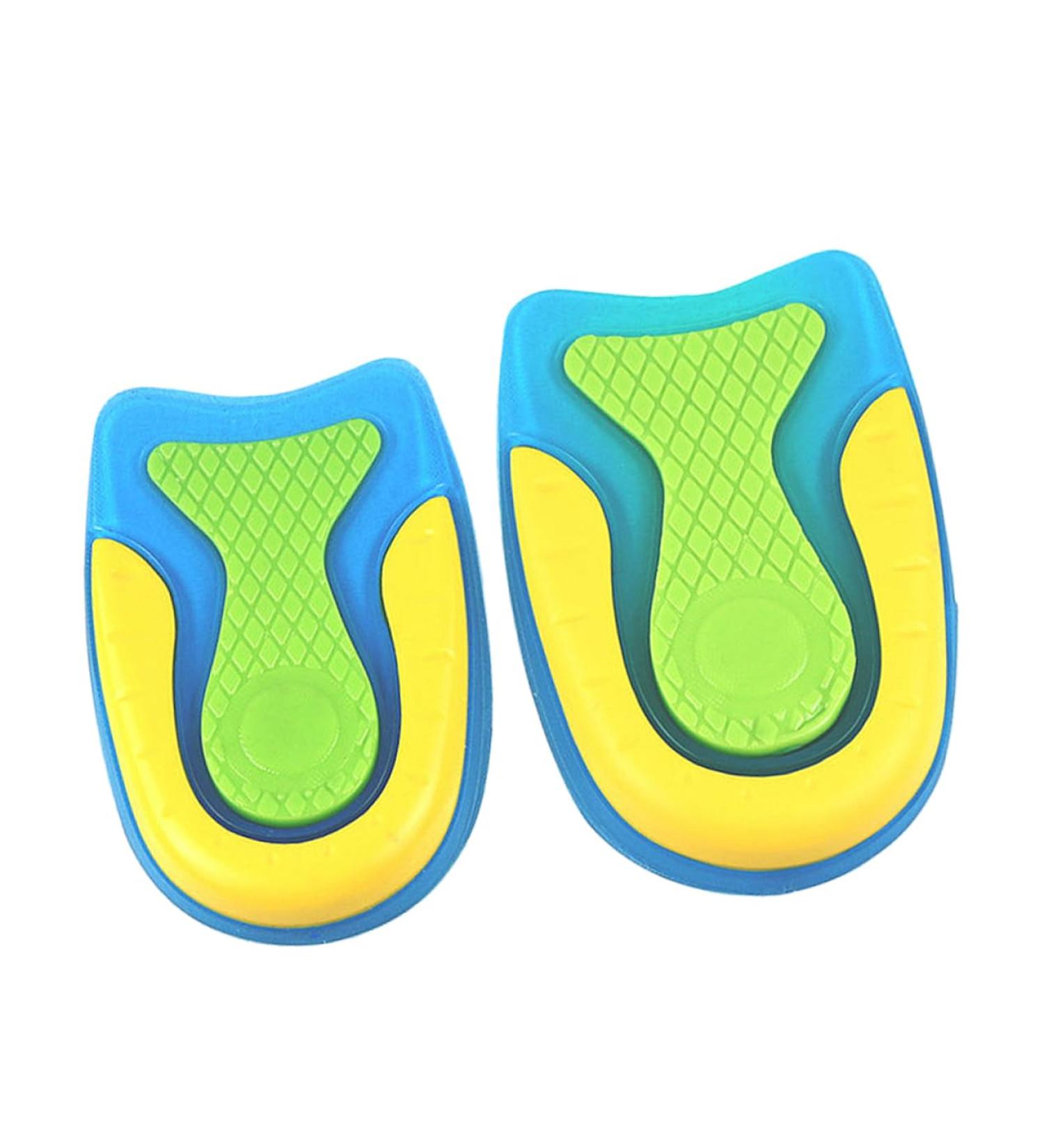 FOMIYES Heel Pads - 2 Pairs Absorption Insoles | Half Insole - Assorted Color - 10x7 CM | International Shipping Available - Buy Online on GoSupps.com