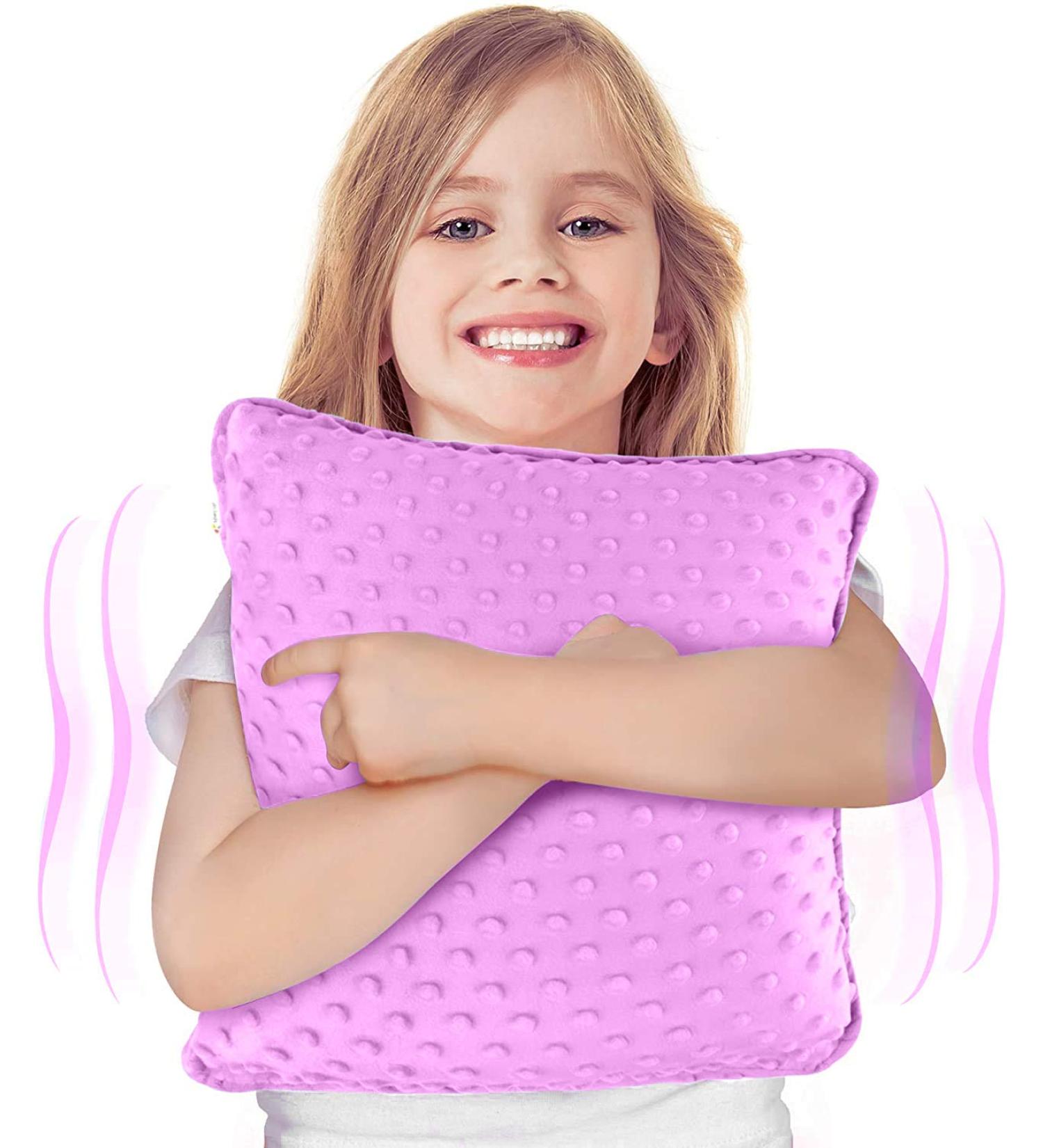 Special Supplies Vibrating Pillow | Sensory Calming Aid | Plush Minky Soft Cover | Therapy Stimulation Bumps | Purple - Buy Online on GoSupps.com