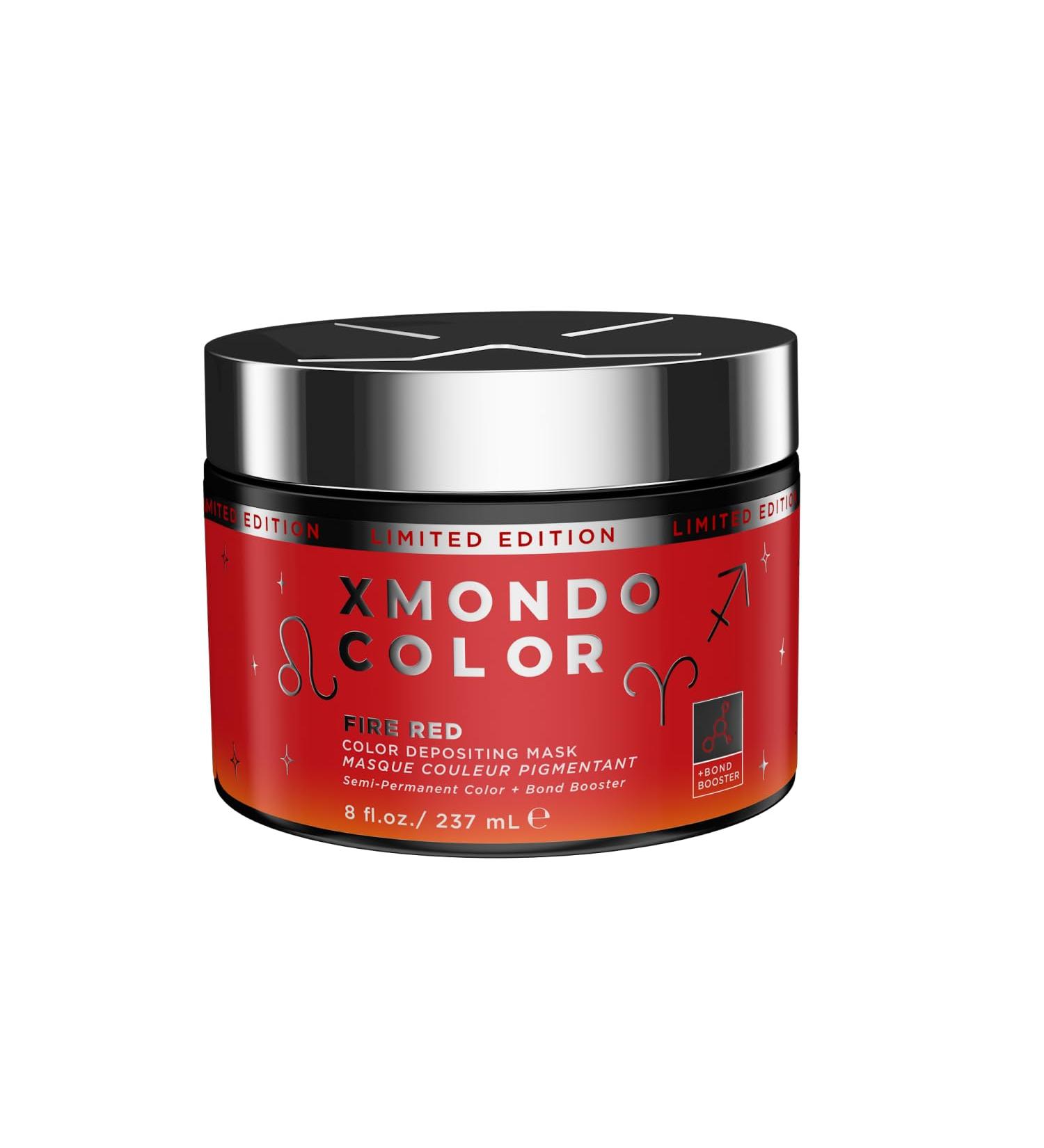 XMONDO Color Fire Red Hair Dye & Mask | Vegan Formula with Bond Boosters & Hyaluronic Acid for Nourishment | 8 Fl Oz | International Shipping Available - Buy Online on GoSupps.com