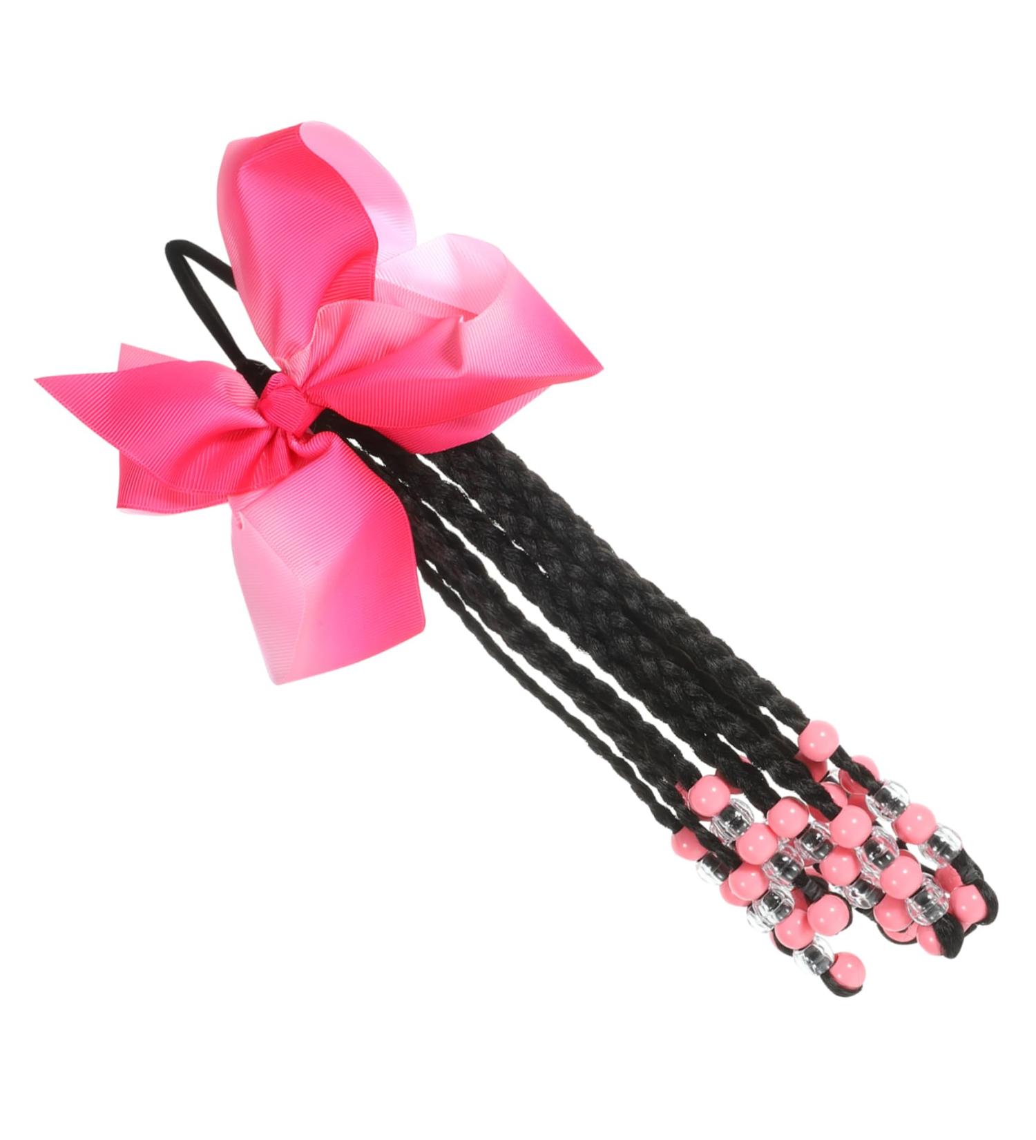 BCOATH Ponytail Beads and Dreadlocks Cosplay Hair Accessory Braided Ponytail Bow Braid Wig Women Braided Hair Extensions Colored Hair Extensions for To Weave Headband Child Chemical Fiber - Buy Online on GoSupps.com