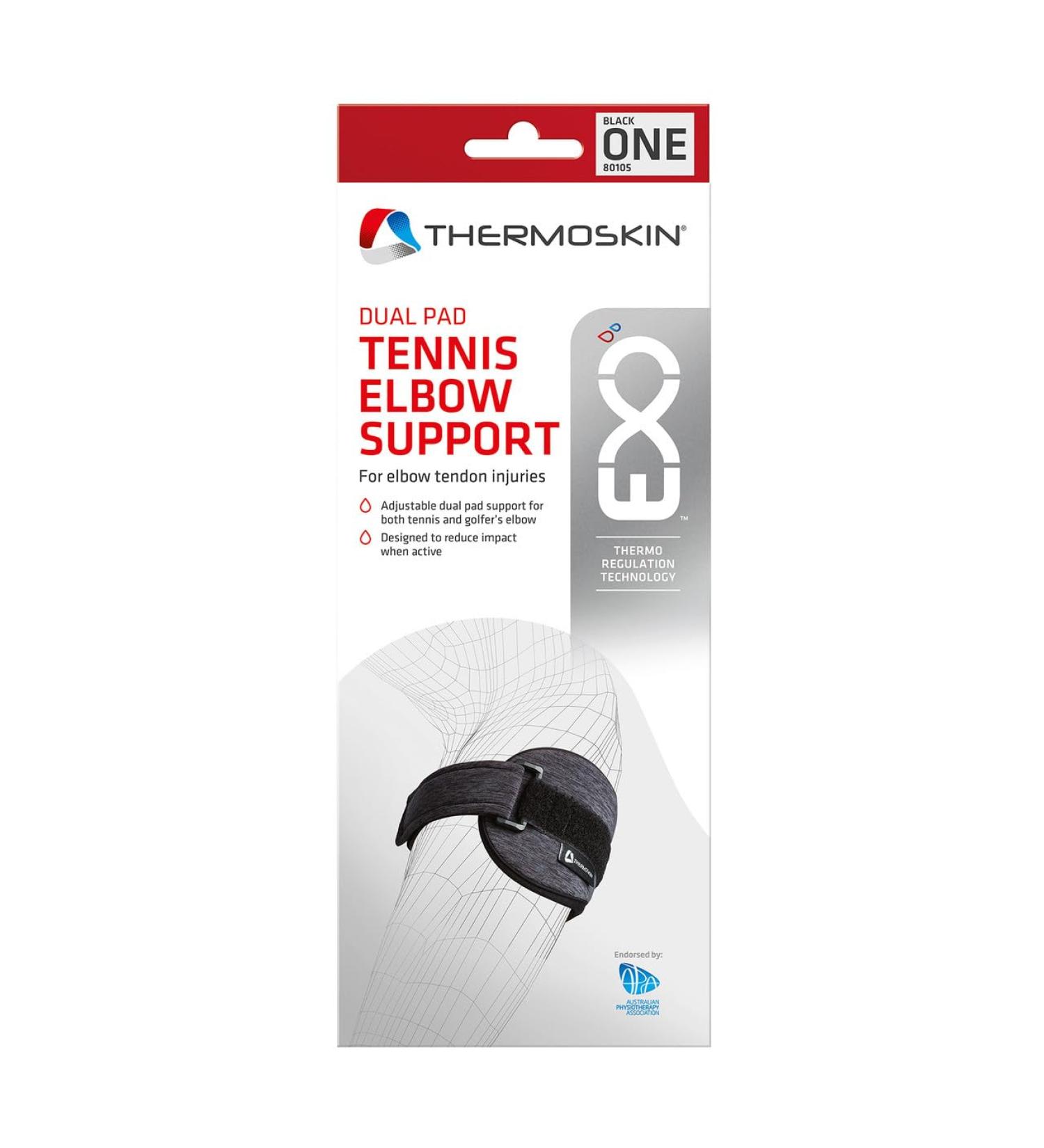 Thermoskin EXO Dual Tennis Elbow Black OSFM