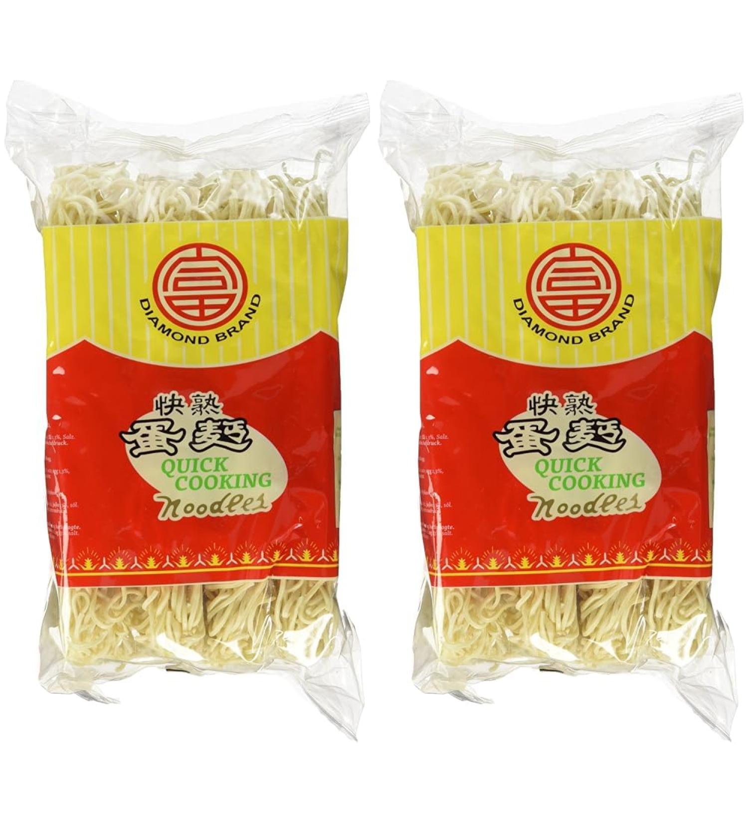 Buy Diamond Quick Cooking Noodles with Egg (500g Pack of 2) | Best International Shipping | Gourmet Instant Noodles - Buy Online on GoSupps.com