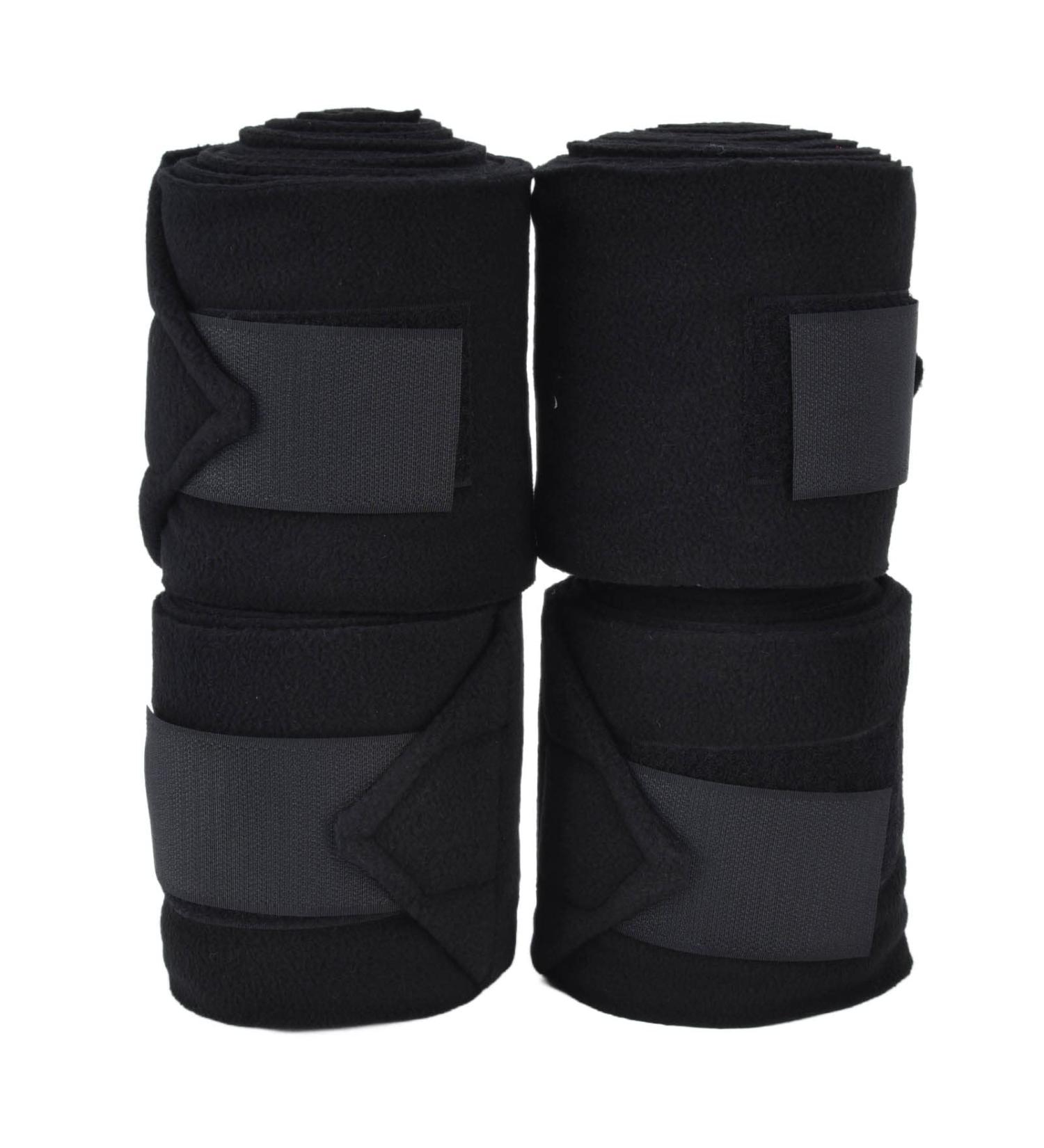 Horse Wraps 4 PCS Soft Adhesive Horse Leg Wraps Breathable Bandage with Sticky Tape for Livestock Cow Horse Black or Red - Buy Online on GoSupps.com