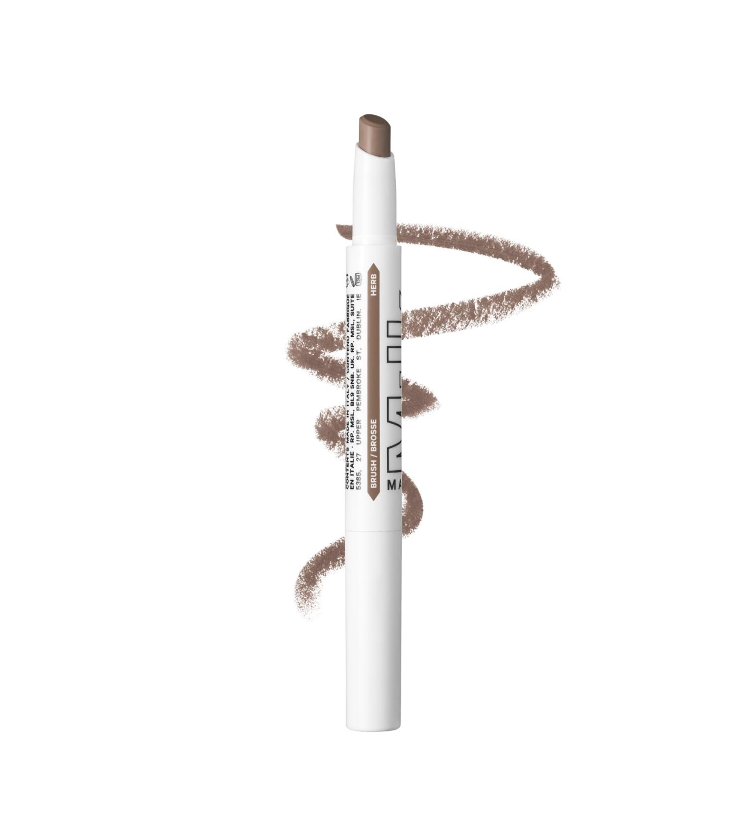 Milk Makeup KUSH Brow Shadow Stick - Herb (Medium Brown) | Buildable Cream-to-Powder Formula | Vegan & Cruelty-Free | Up to 12-Hour Wear - Buy Online on GoSupps.com