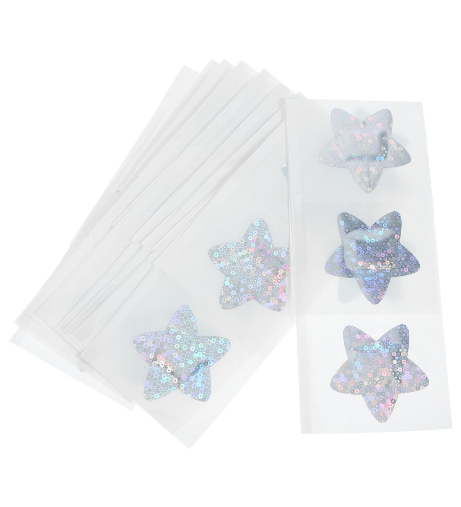 Glitter Star Shaped Bandages - 50pcs Adhesive Wound Care Patches | Breathable & Protective Wound Plasters for Infection Prevention - Buy Online on GoSupps.com