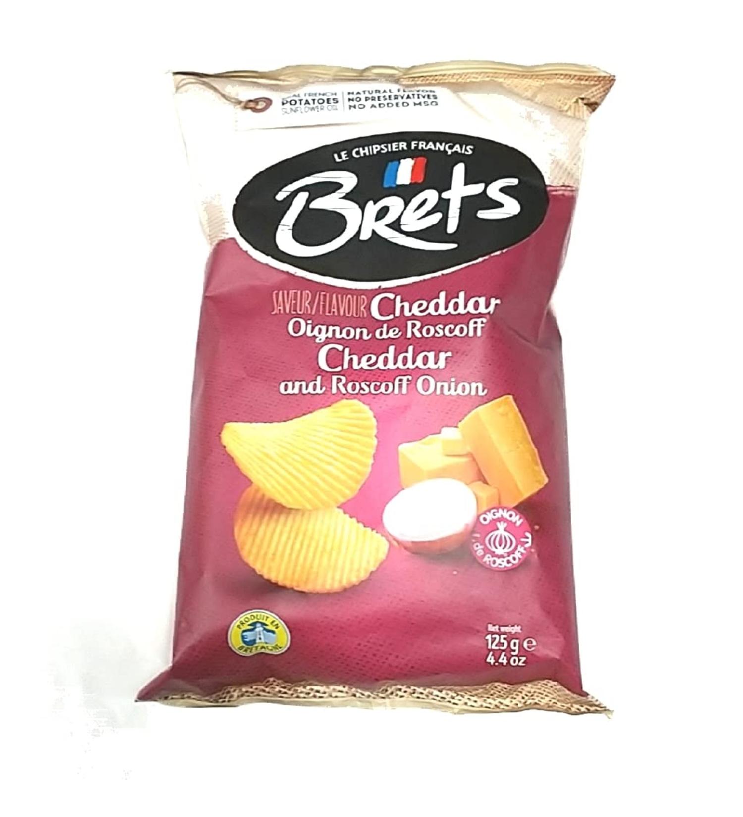 Bret's Chips Cheddar oignons 125g