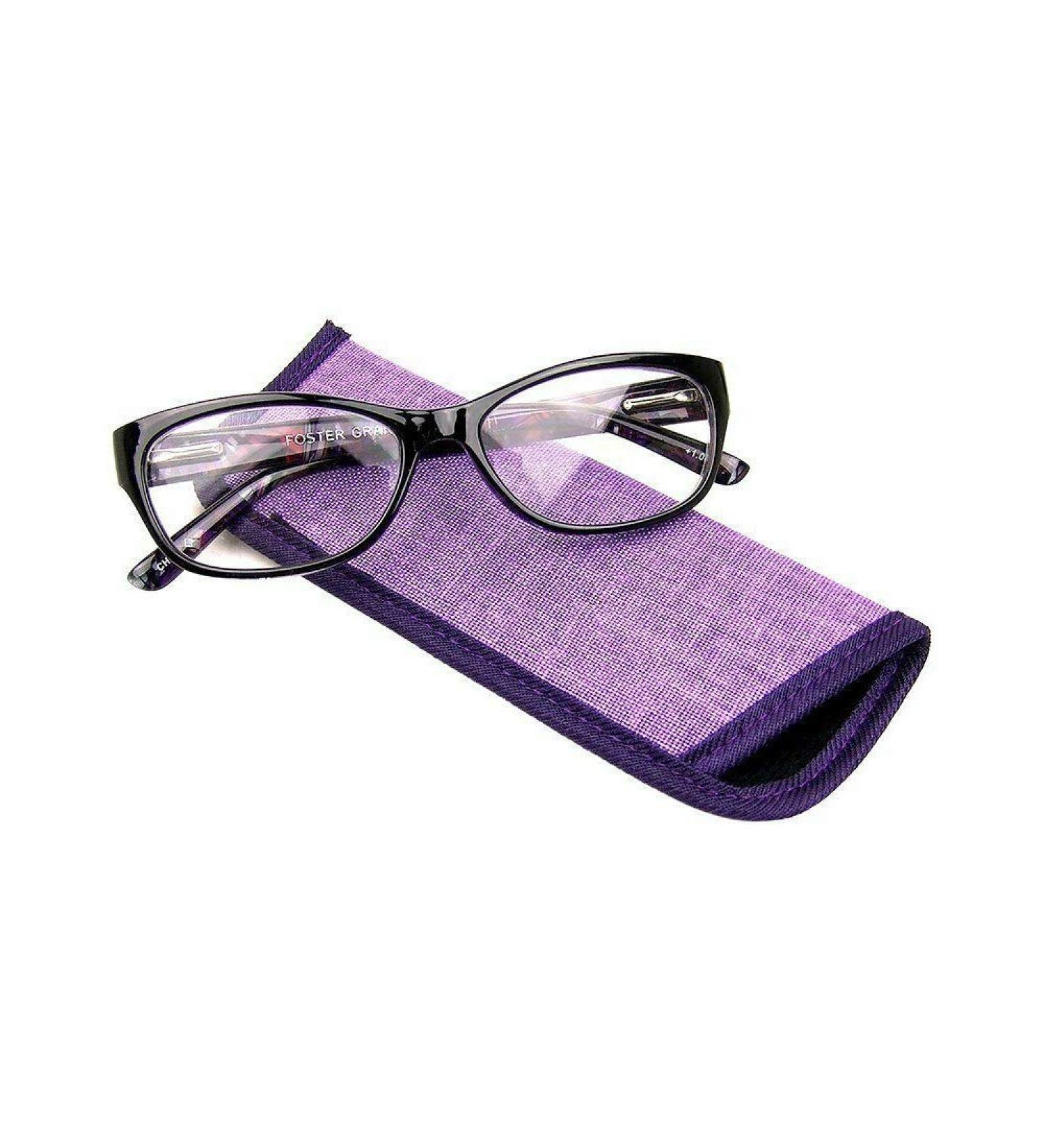 Foster Grant Women's Fashion Reading Glasses with Case"Watercolor" +2.50