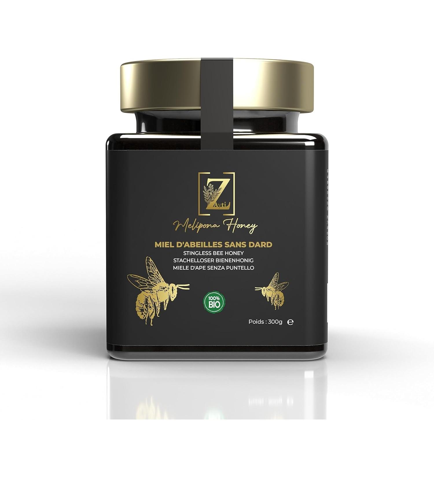 Miel de Melipona Mexicain 300g Miel Rare d Abeilles Sans Dard 100% Pur et Brut R colte Artisanale - Buy Online on GoSupps.com