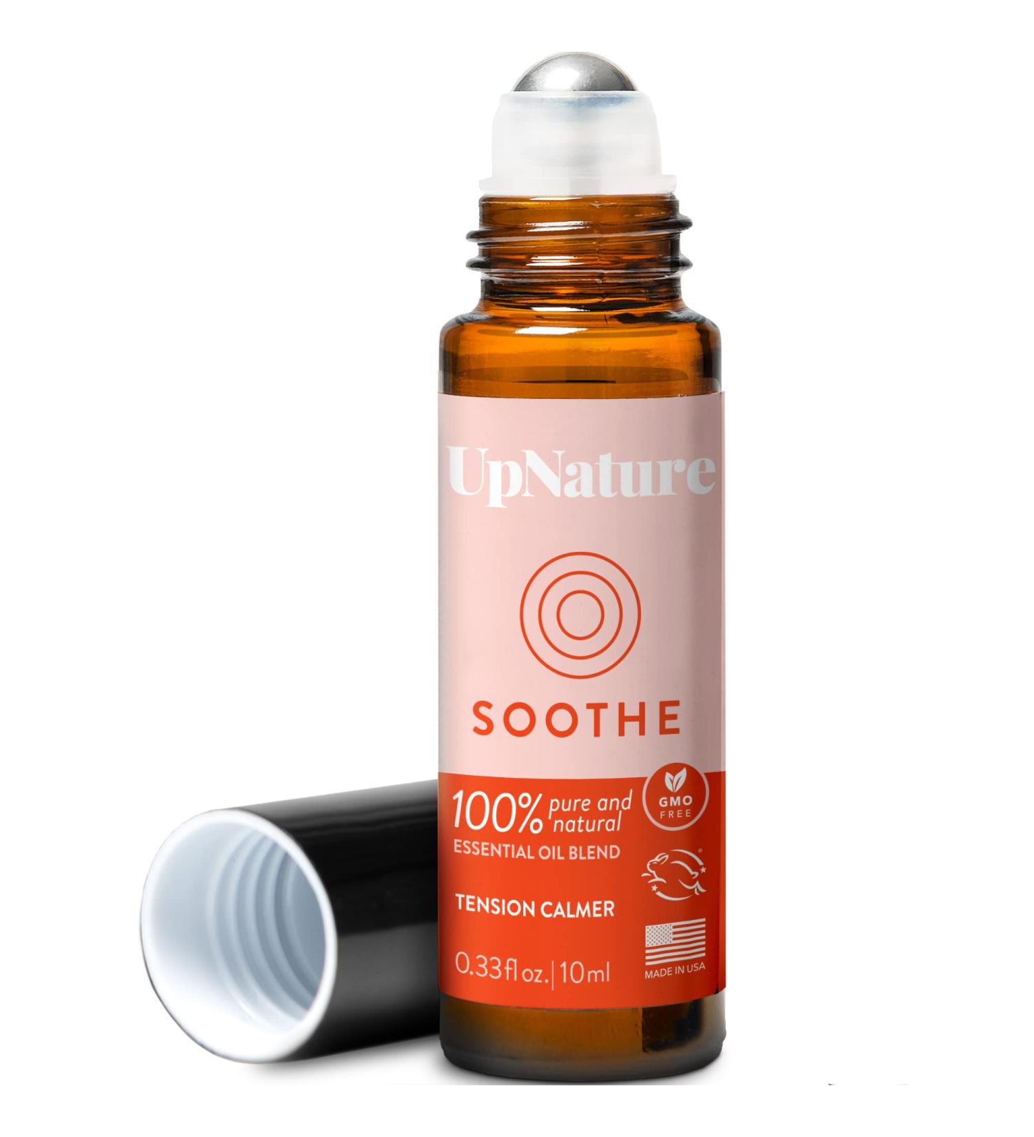 Soothe Essential Oil Roll On: Reduce Muscle & Pain, Breathe Easy, Improve Circulation - Peppermint & Eucalyptus Aromatherapy Blend | Stocking Stuffer - Buy Online on GoSupps.com