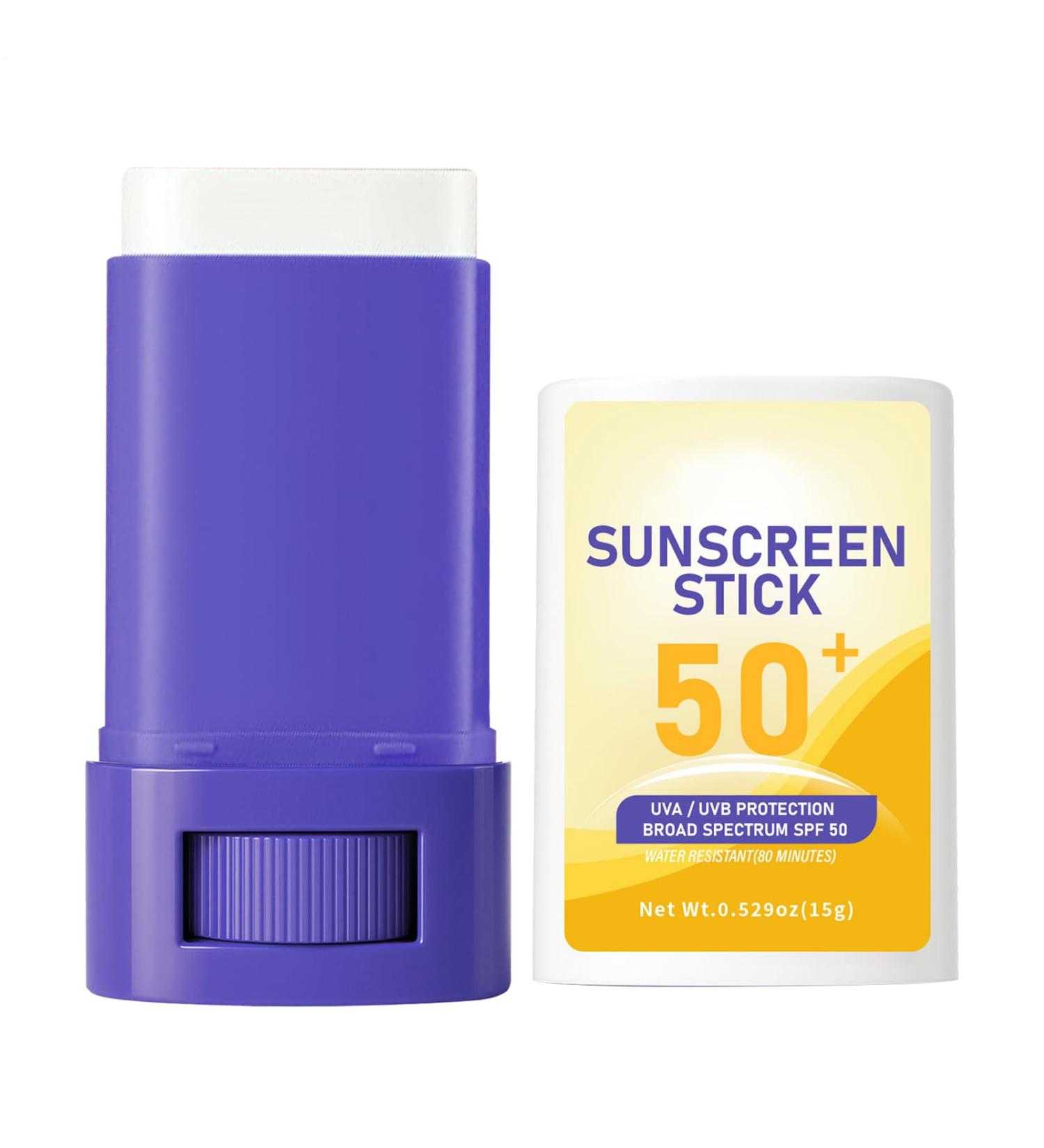  Generisch Sunscreen Stick for Face Waterproof Sun Protection SPF 50 - Non Greasy UV Protection for Beach Holiday and Outdoor Sports - Buy Online on GoSupps.com