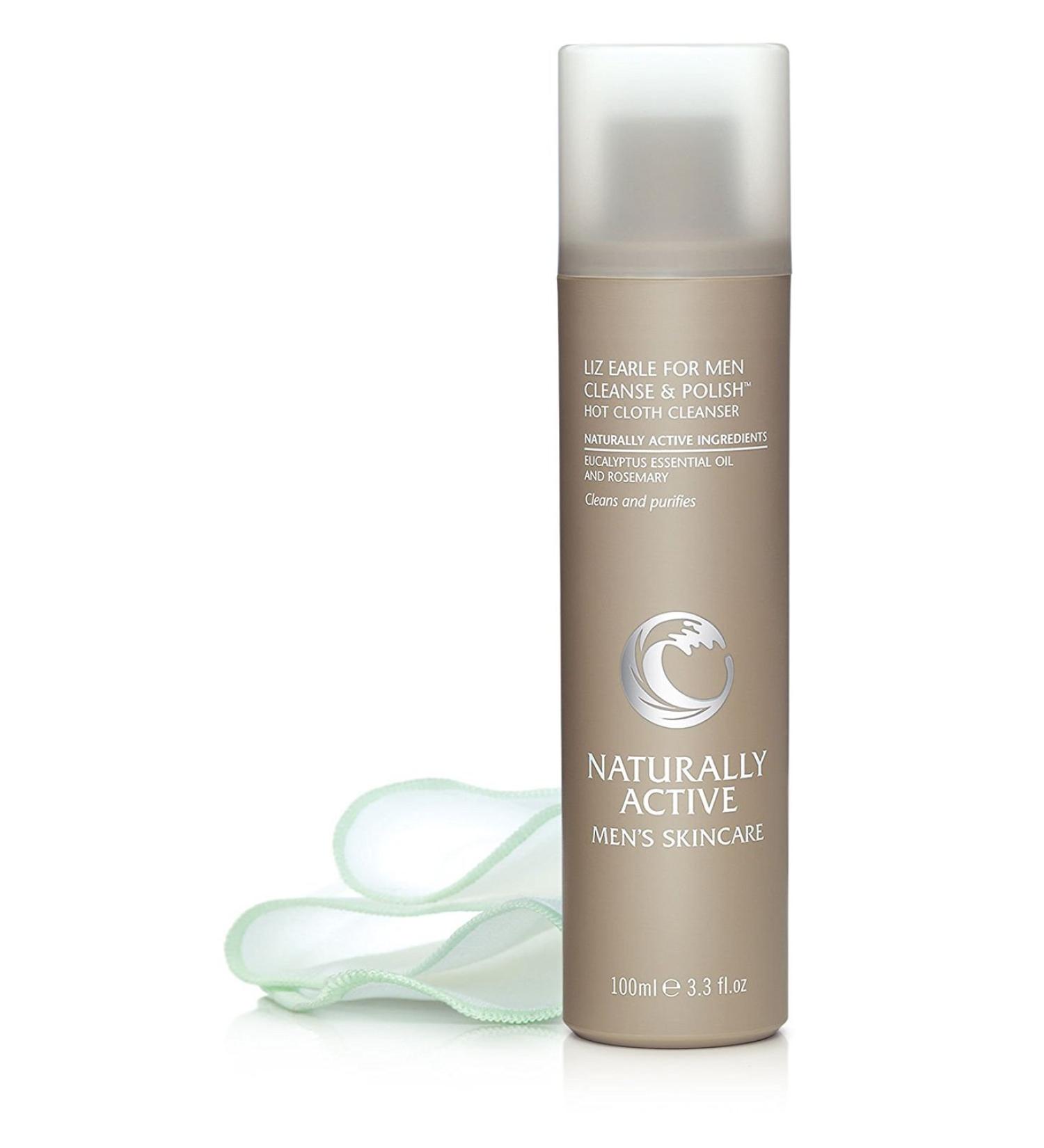 Liz Earle for Men Cleanse and Polish Hot Cloth Cleanser 100m (with 1 muslin cloth)